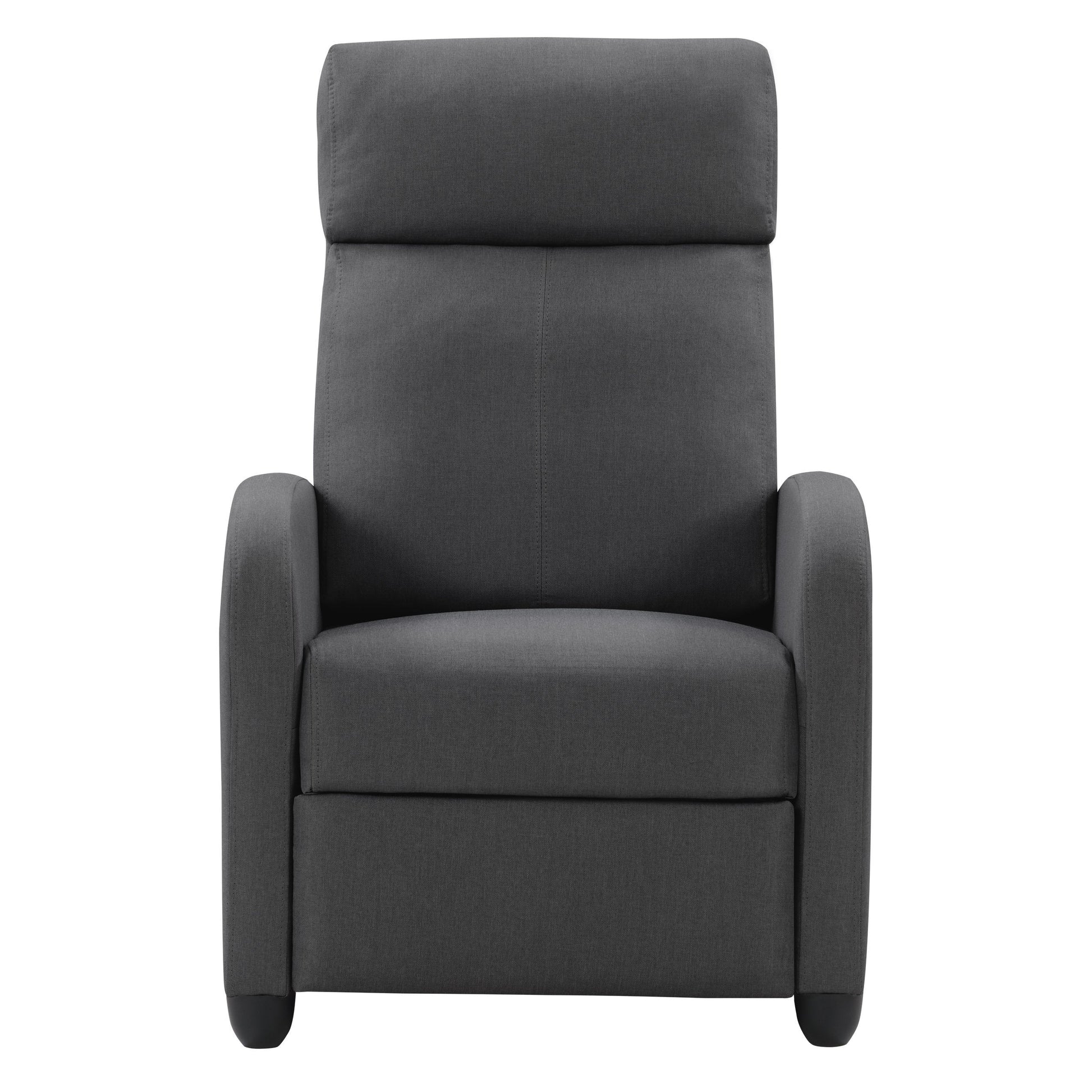 Grey Recliner CorLiving Collection product image by CorLiving#color_dark-grey