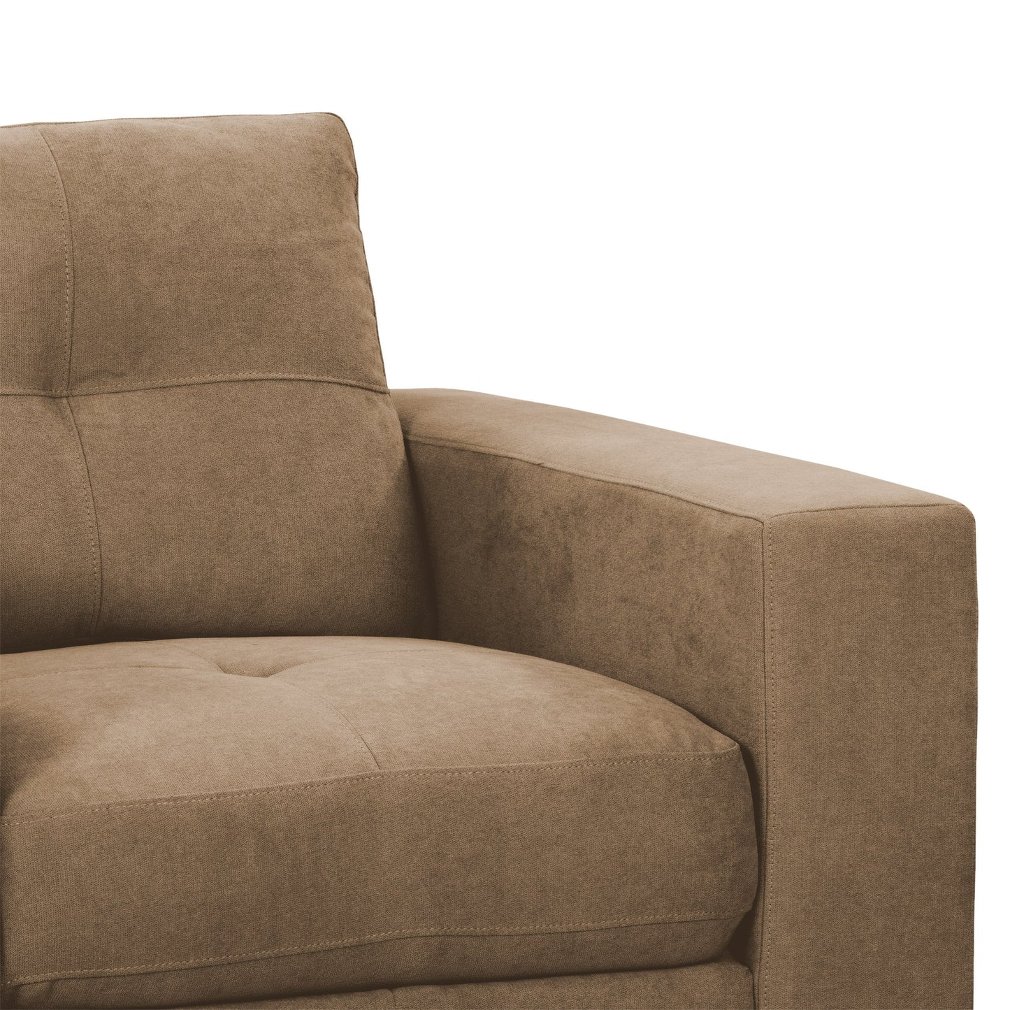 brown Brown Accent Chair Club Collection detail image by CorLiving#color_brown