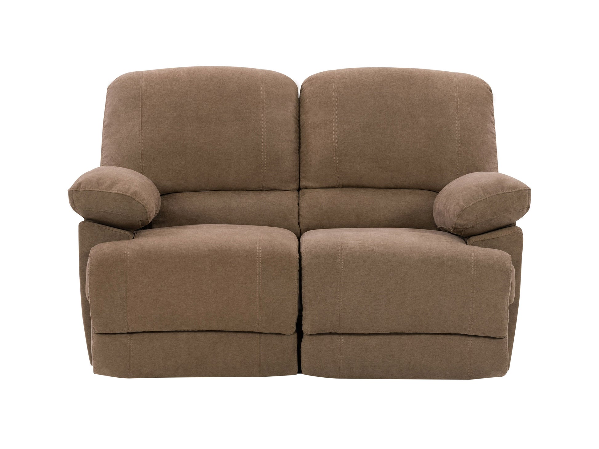 brown Reclining Loveseat Sofa Lea collection product image by CorLiving#color_brown
