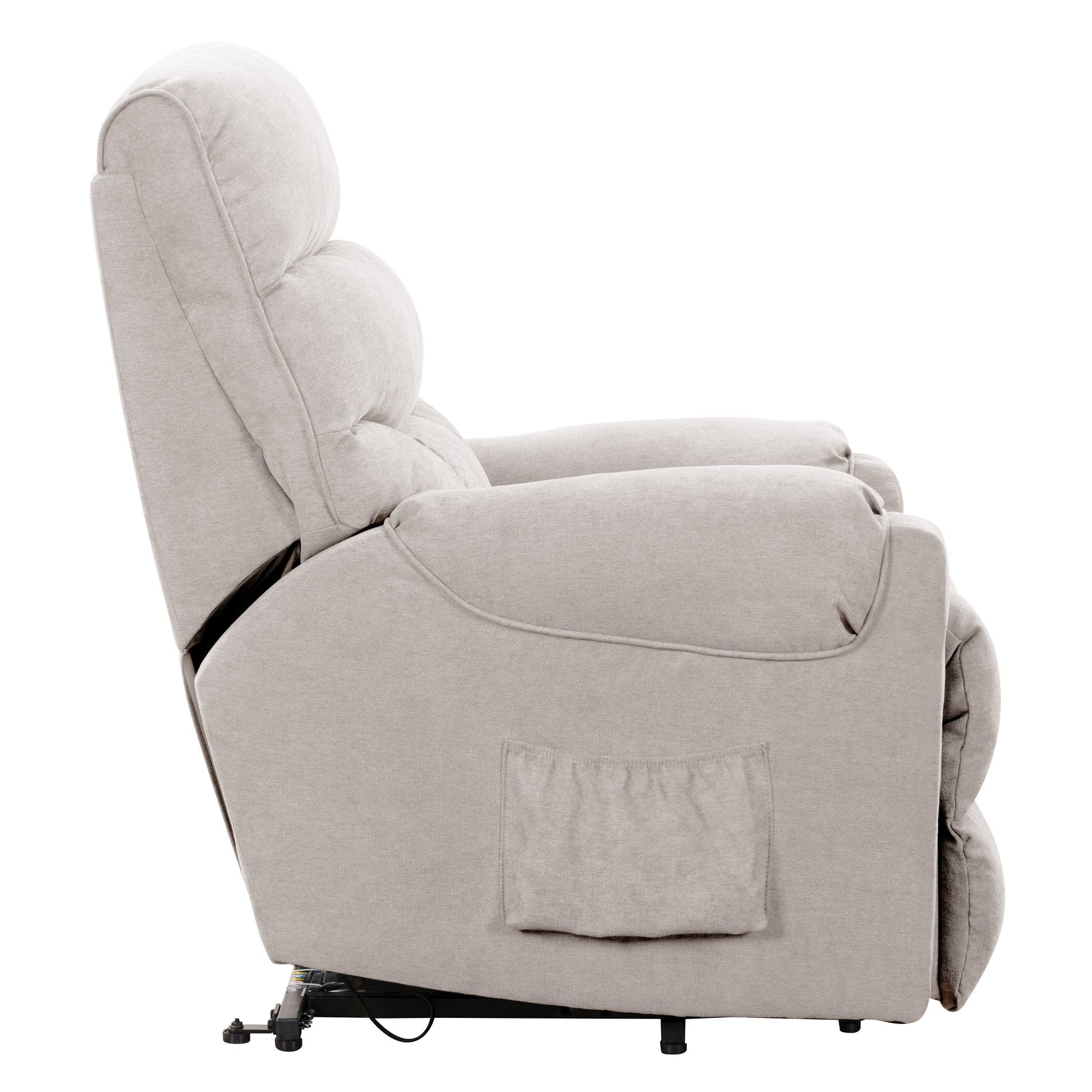 beige Power Lift Assist Recliner Dallas Collection product image by CorLiving#color_beige