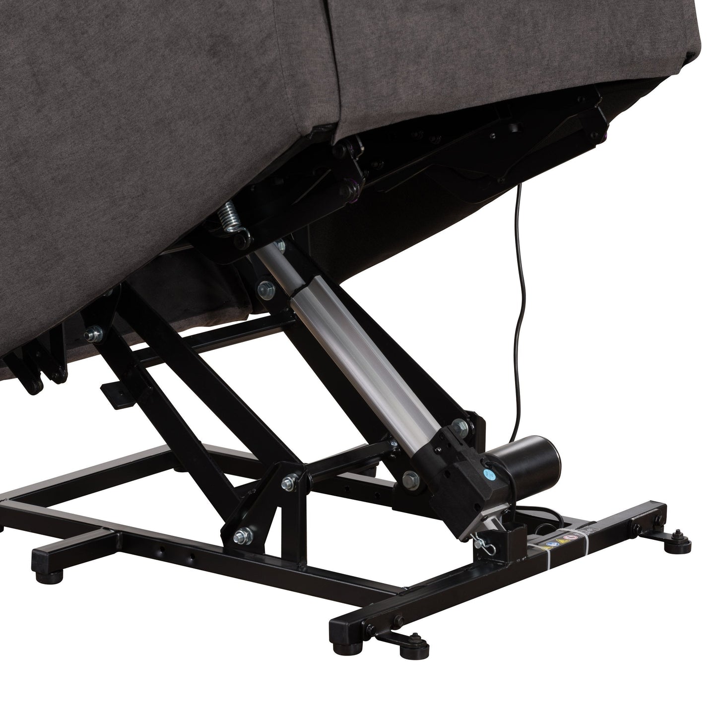 grey Power Lift Assist Recliner Dallas Collection detail image by CorLiving#color_grey