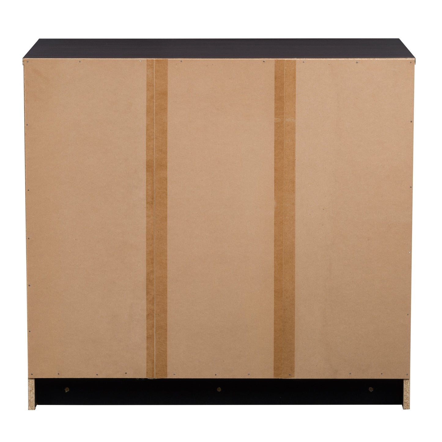 black oak Mid Century Modern Dresser Newport Collection product image by CorLiving#color_black-oak