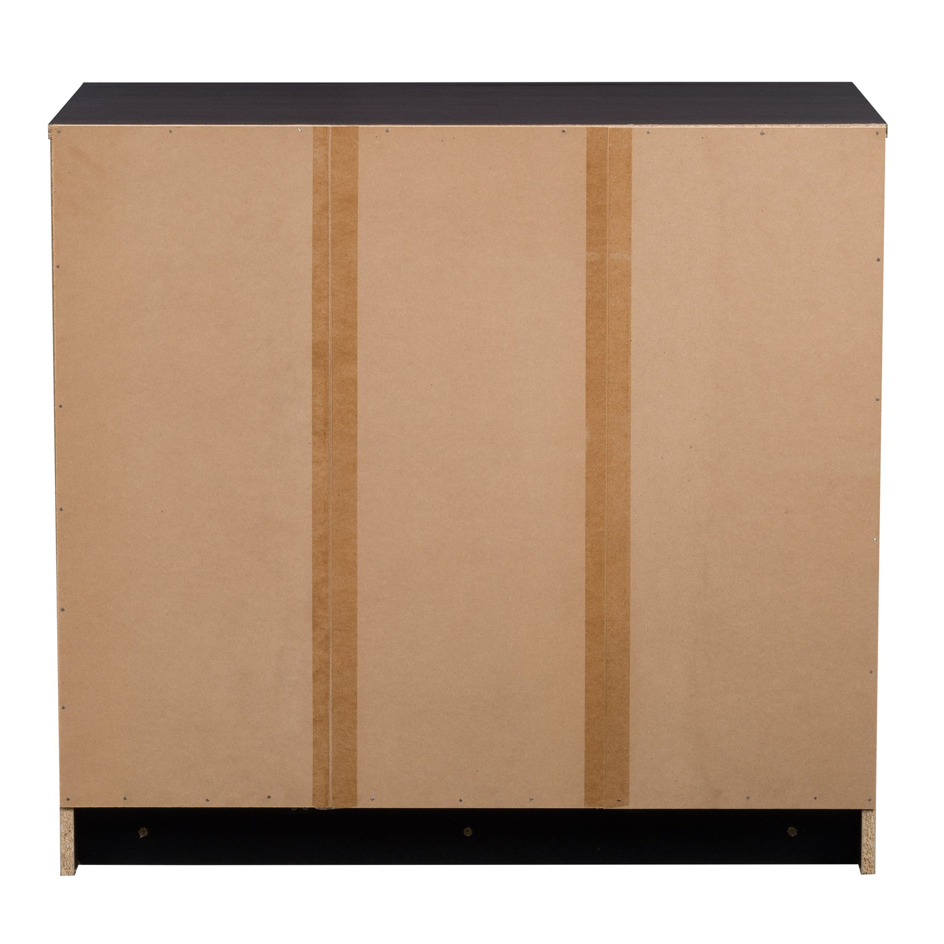 black oak Mid Century Modern Dresser Newport Collection product image by CorLiving#color_black-oak