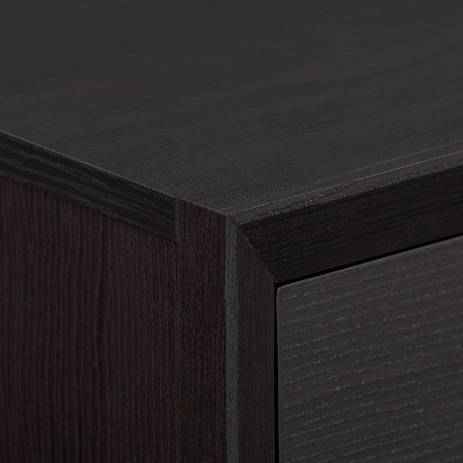 black oak 8 Drawer Dresser Newport Collection detail image by CorLiving#color_black-oak