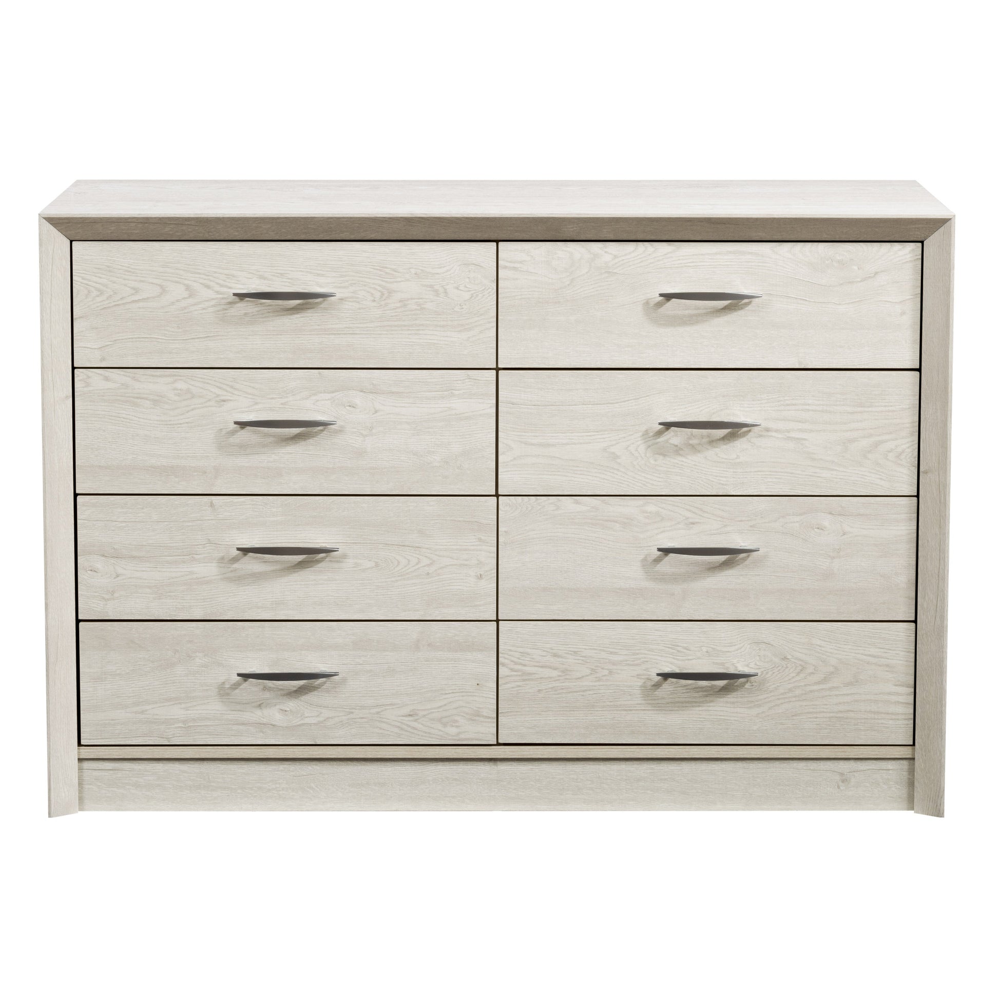 white washed oak 8 Drawer Dresser Newport Collection product image by CorLiving#color_white-washed-oak