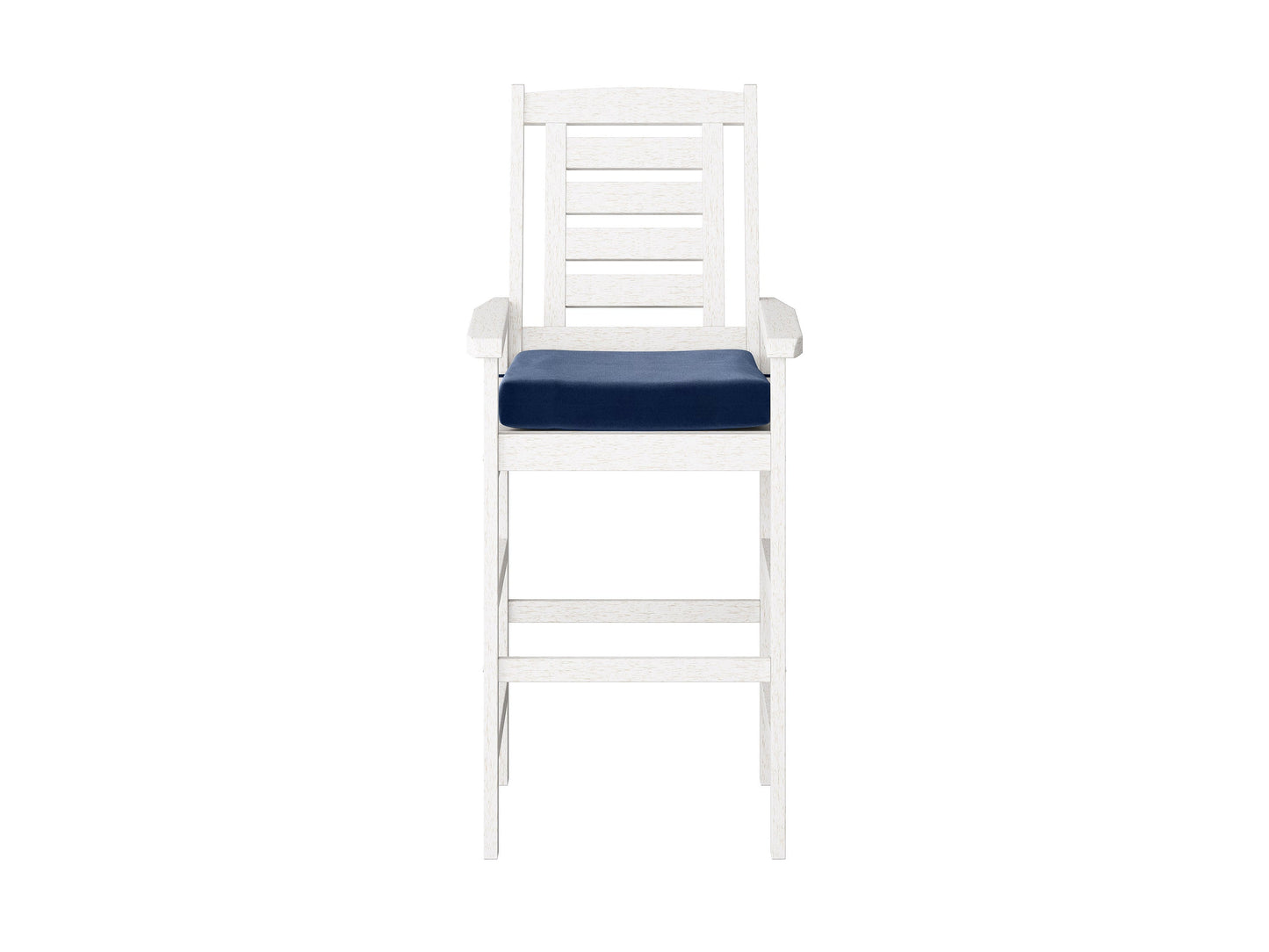 Miramar Washed White Wooden Bar Stools, Set of 2 Miramar Collection product image by CorLiving#color_miramar-washed-white