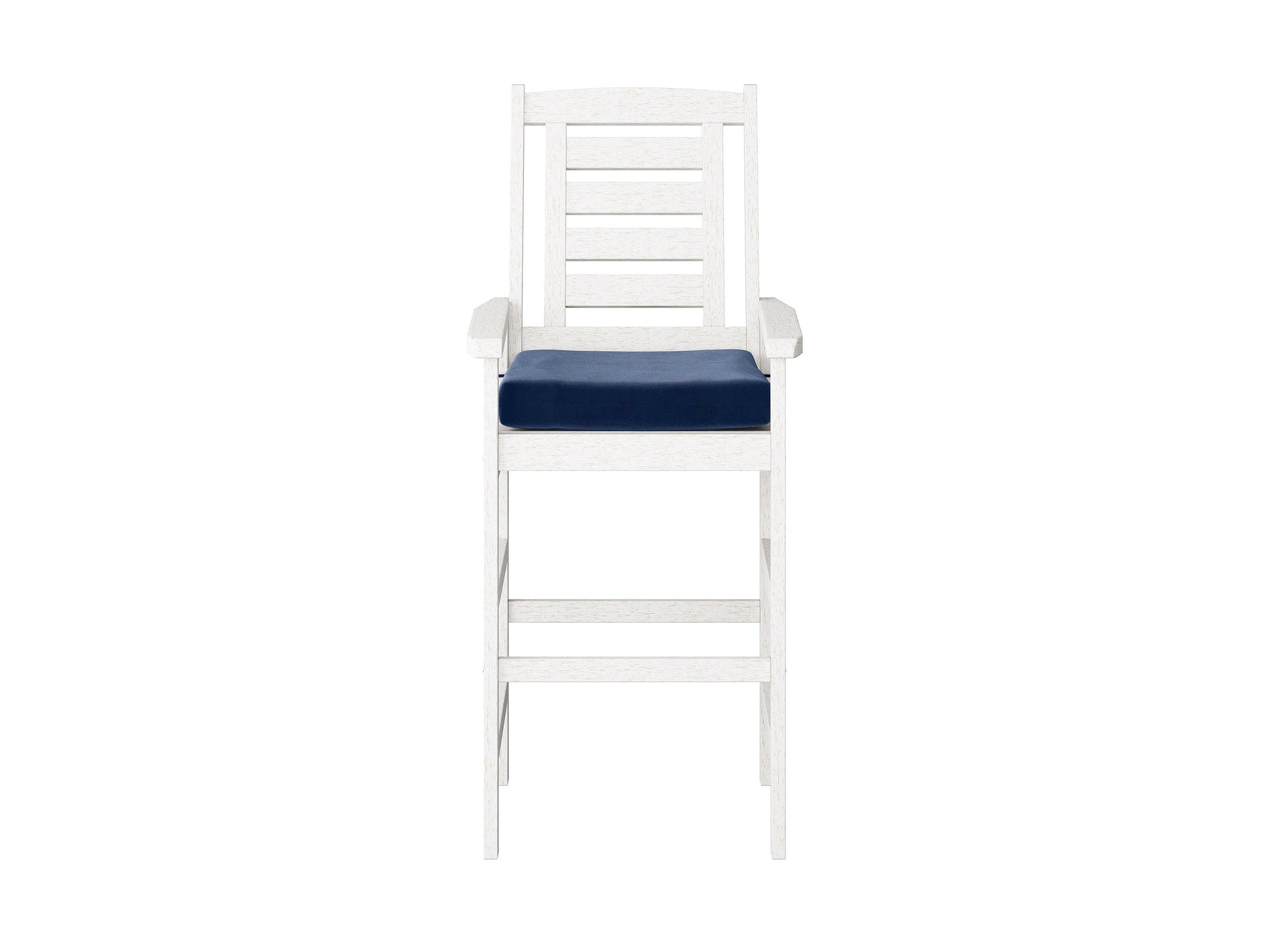 Miramar Washed White Wooden Bar Stools, Set of 2 Miramar Collection product image by CorLiving#color_miramar-washed-white