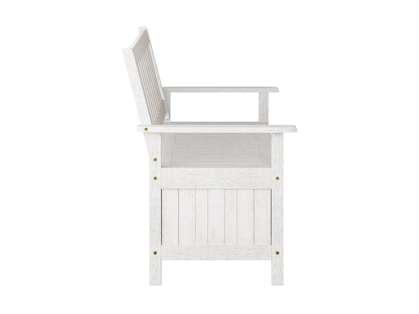 white Wooden Storage Bench Miramar Collection product image by CorLiving#color_miramar-washed-white