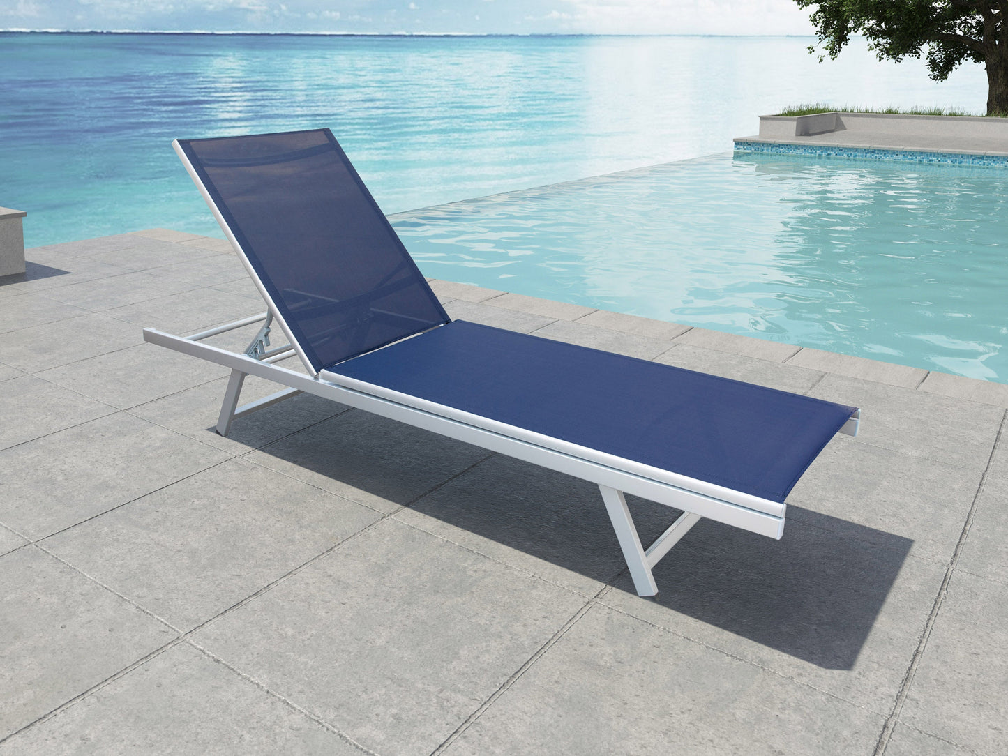 blue Recliner Lounge Chair Gallant Collection lifestyle scene by CorLiving#color_blue-2