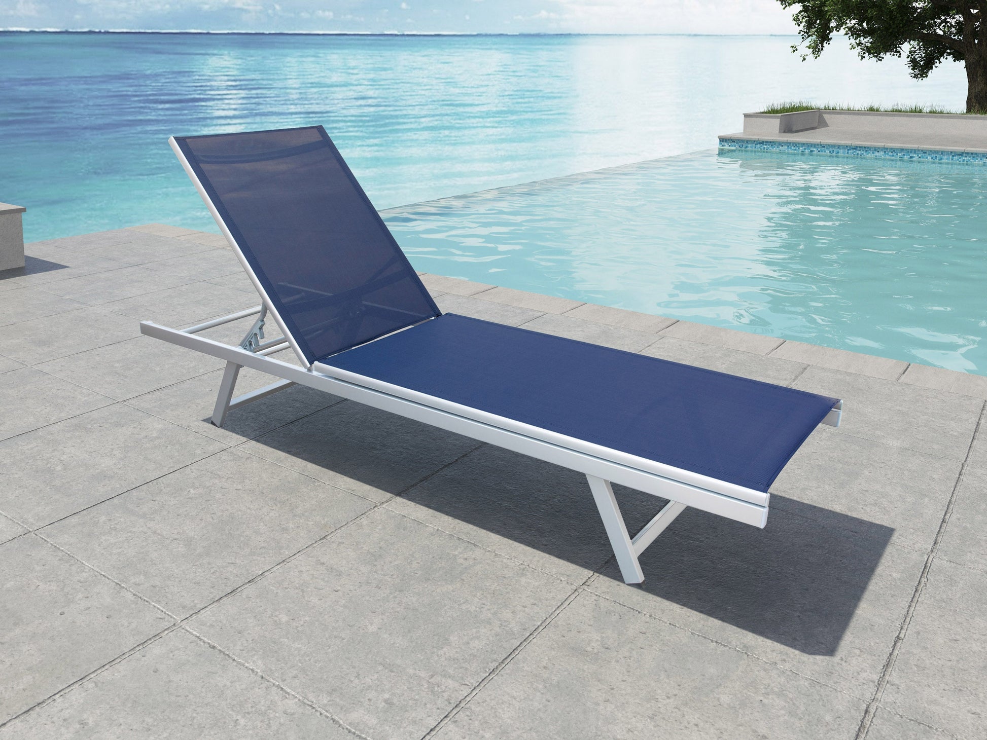 blue Recliner Lounge Chair Gallant Collection lifestyle scene by CorLiving#color_blue-2