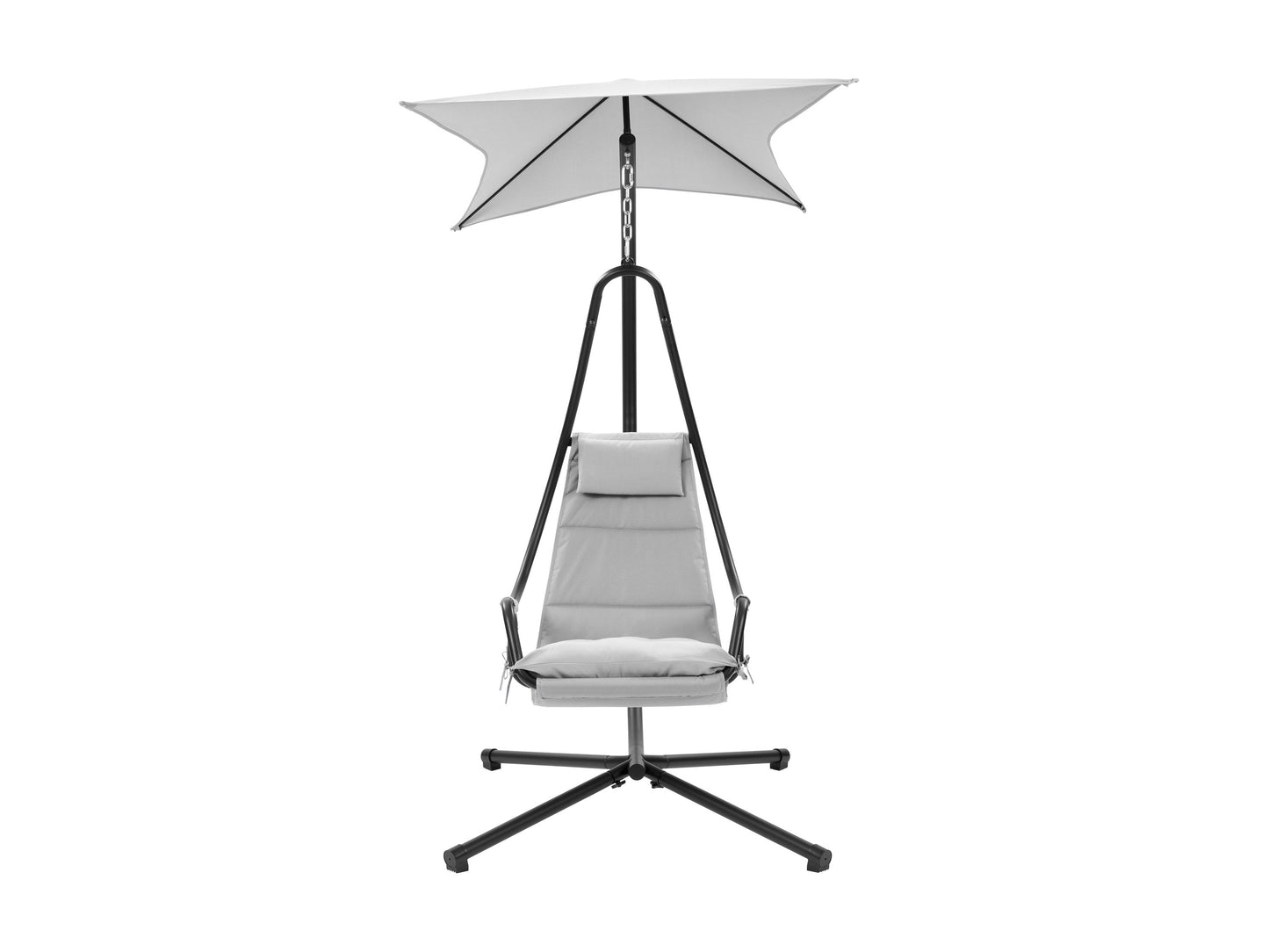 light grey Swing Lounge Chair Kingsley Collection product image by CorLiving#color_light-grey