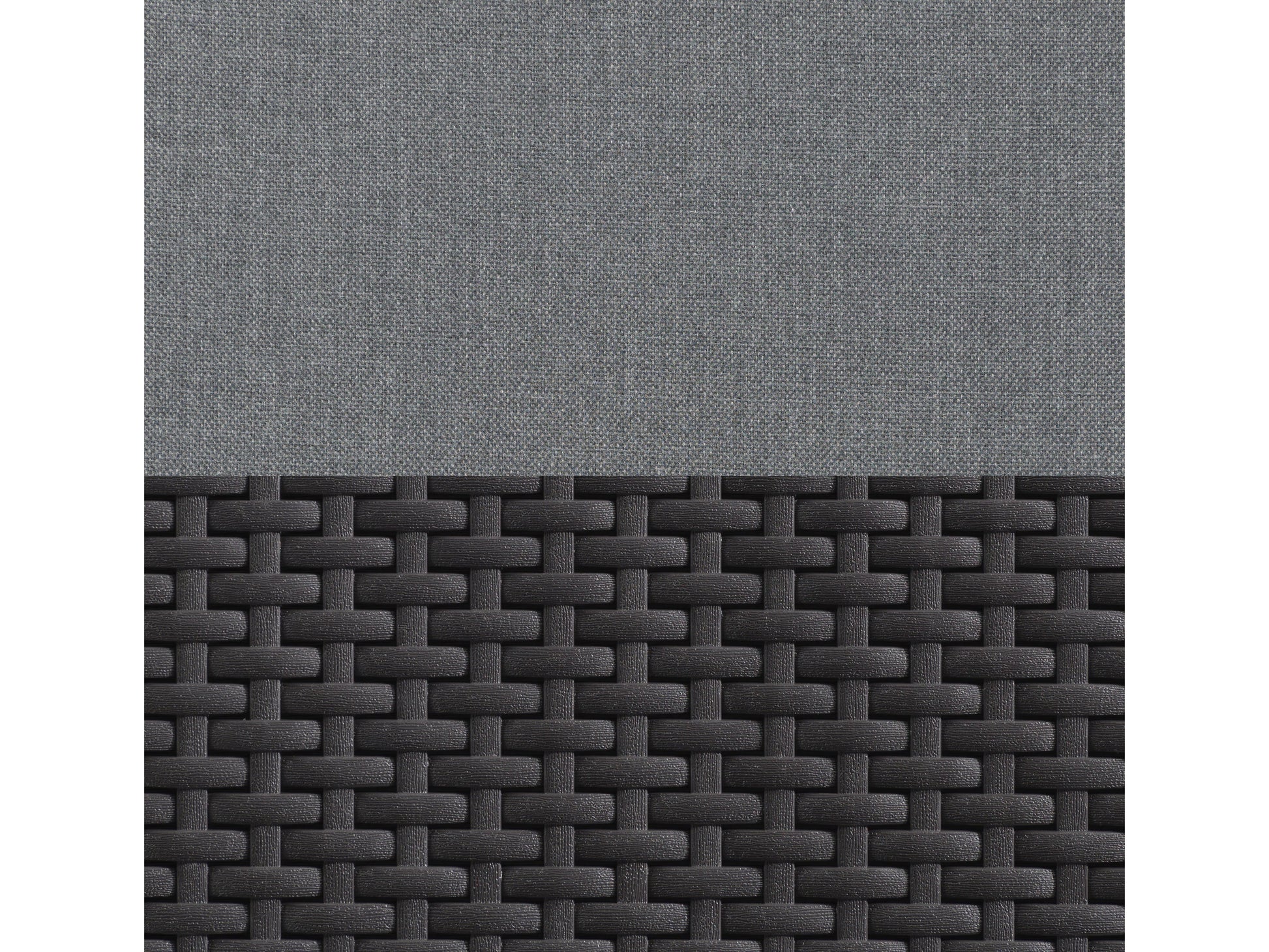 black and grey Outdoor Wicker Sectional Set, 6pc Lake Front Collection detail image by CorLiving#color_black-and-grey