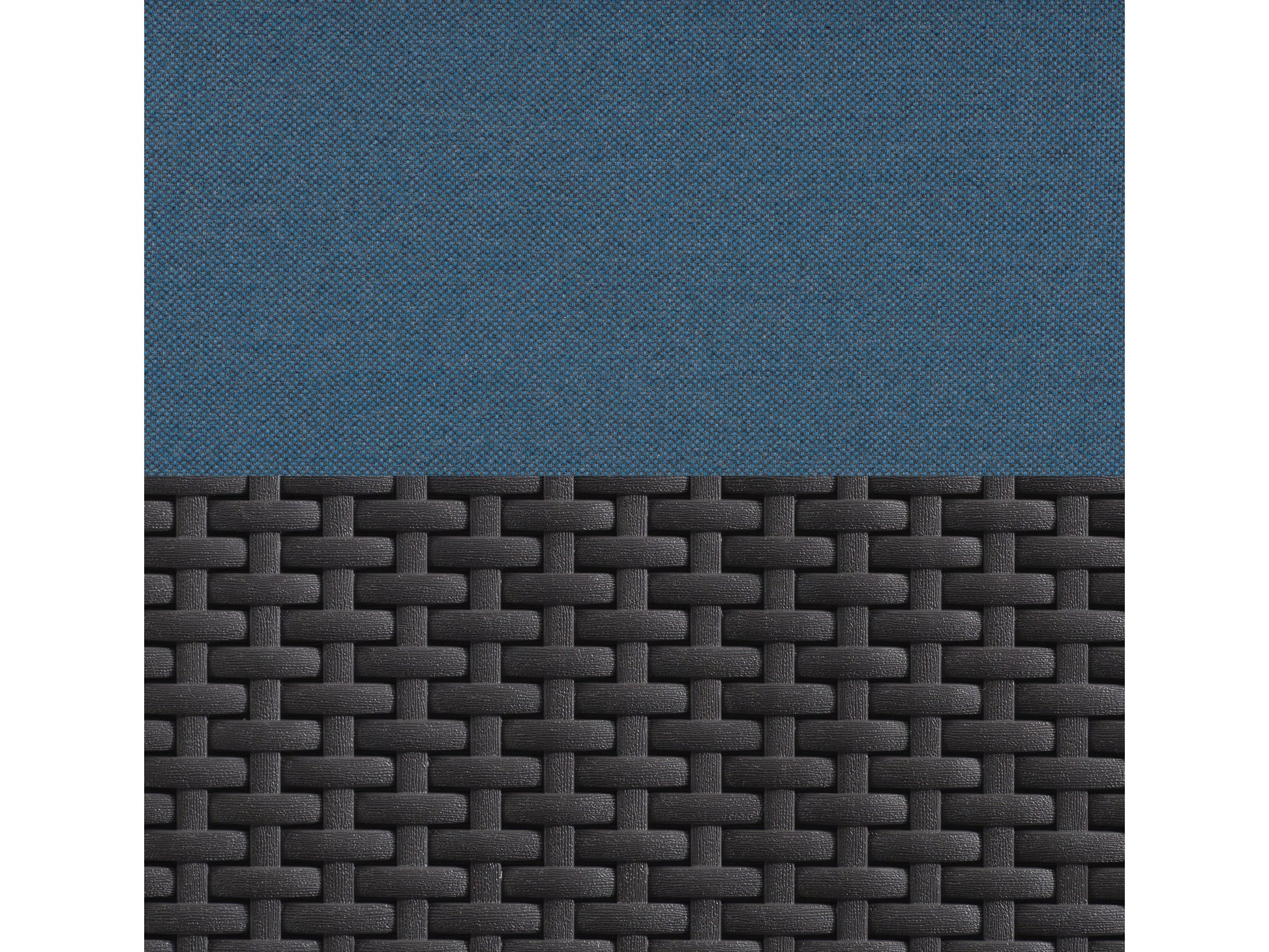 black and blue Outdoor Wicker Sectional Set, 6pc Lake Front Collection detail image by CorLiving#color_black-and-blue