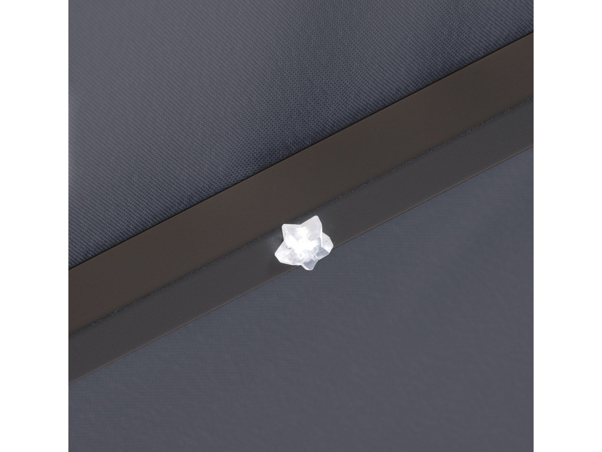 grey led umbrella, tilting Skylight Collection detail image CorLiving#color_grey