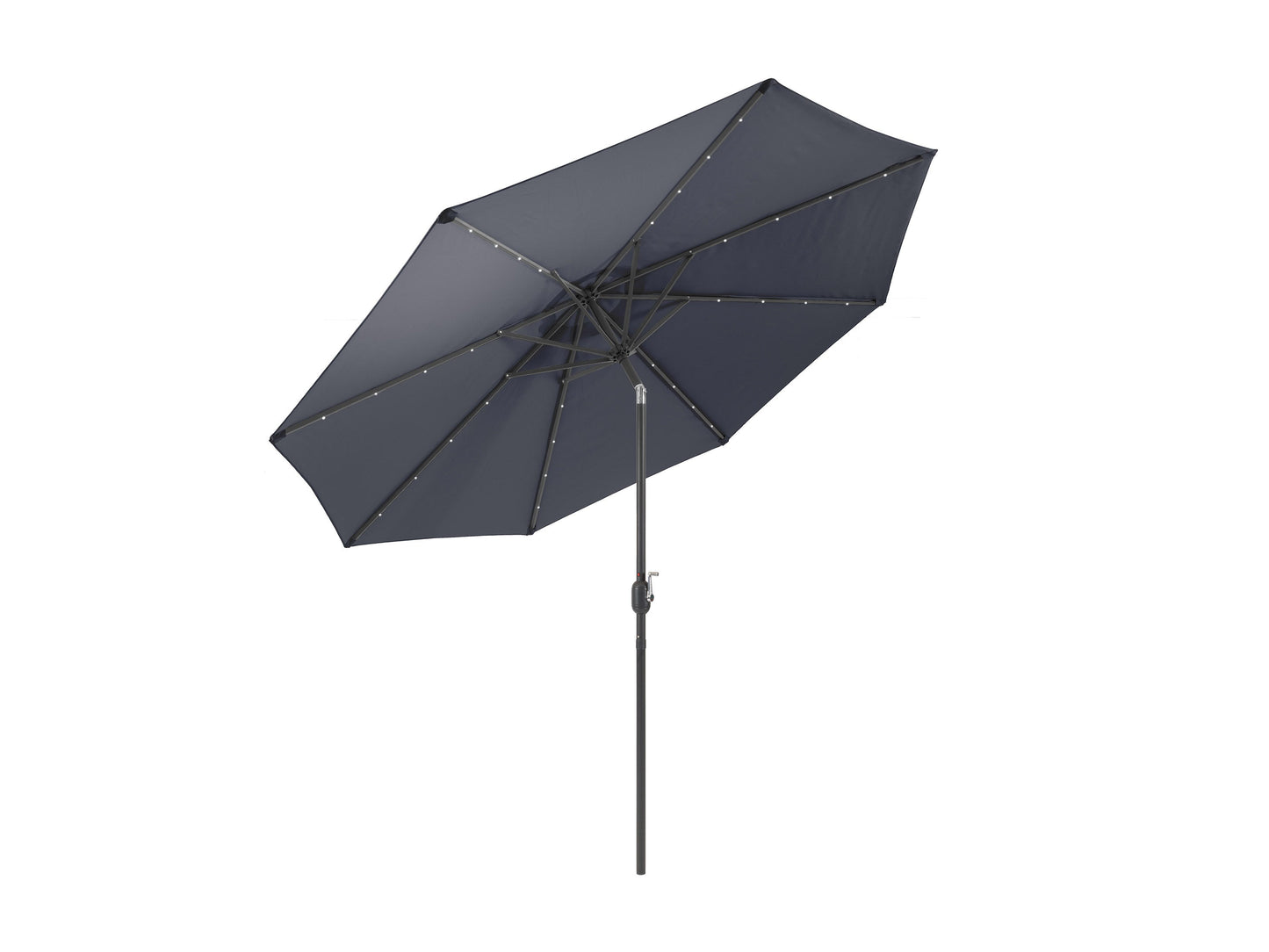 grey led umbrella, tilting Skylight Collection product image CorLiving#color_grey