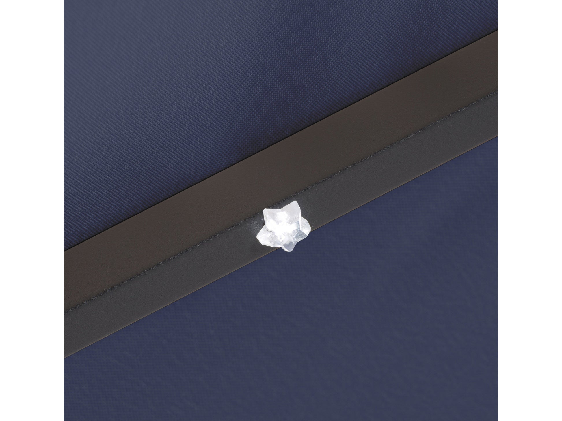 navy blue led umbrella, tilting Skylight Collection detail image CorLiving#color_navy-blue