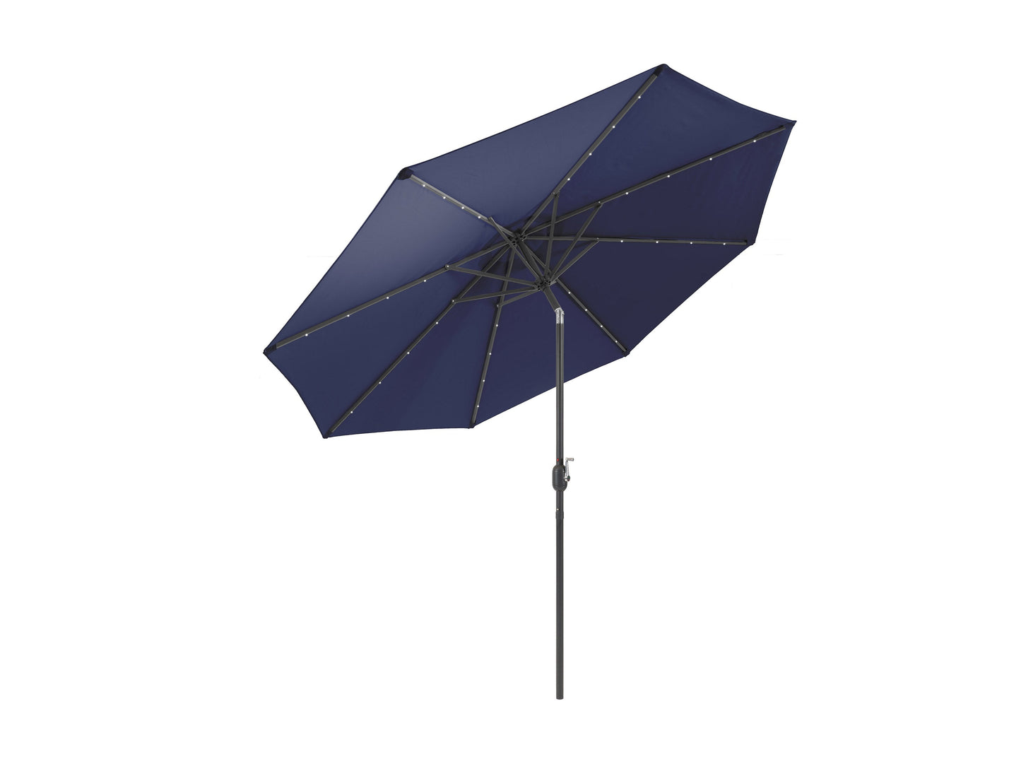 navy blue led umbrella, tilting Skylight Collection product image CorLiving#color_navy-blue