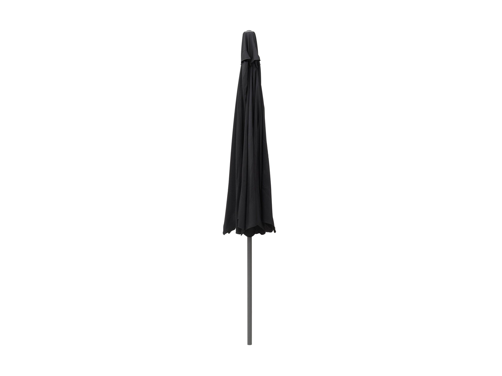 black 10ft patio umbrella, round tilting 200 Series product image CorLiving#color_black