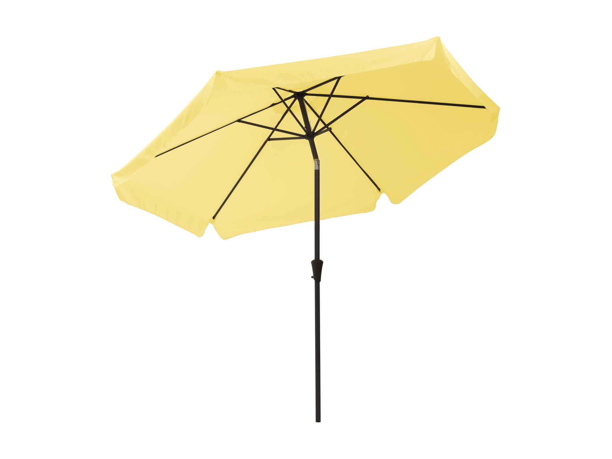 yellow 10ft patio umbrella, round tilting 200 Series product image CorLiving#color_yellow