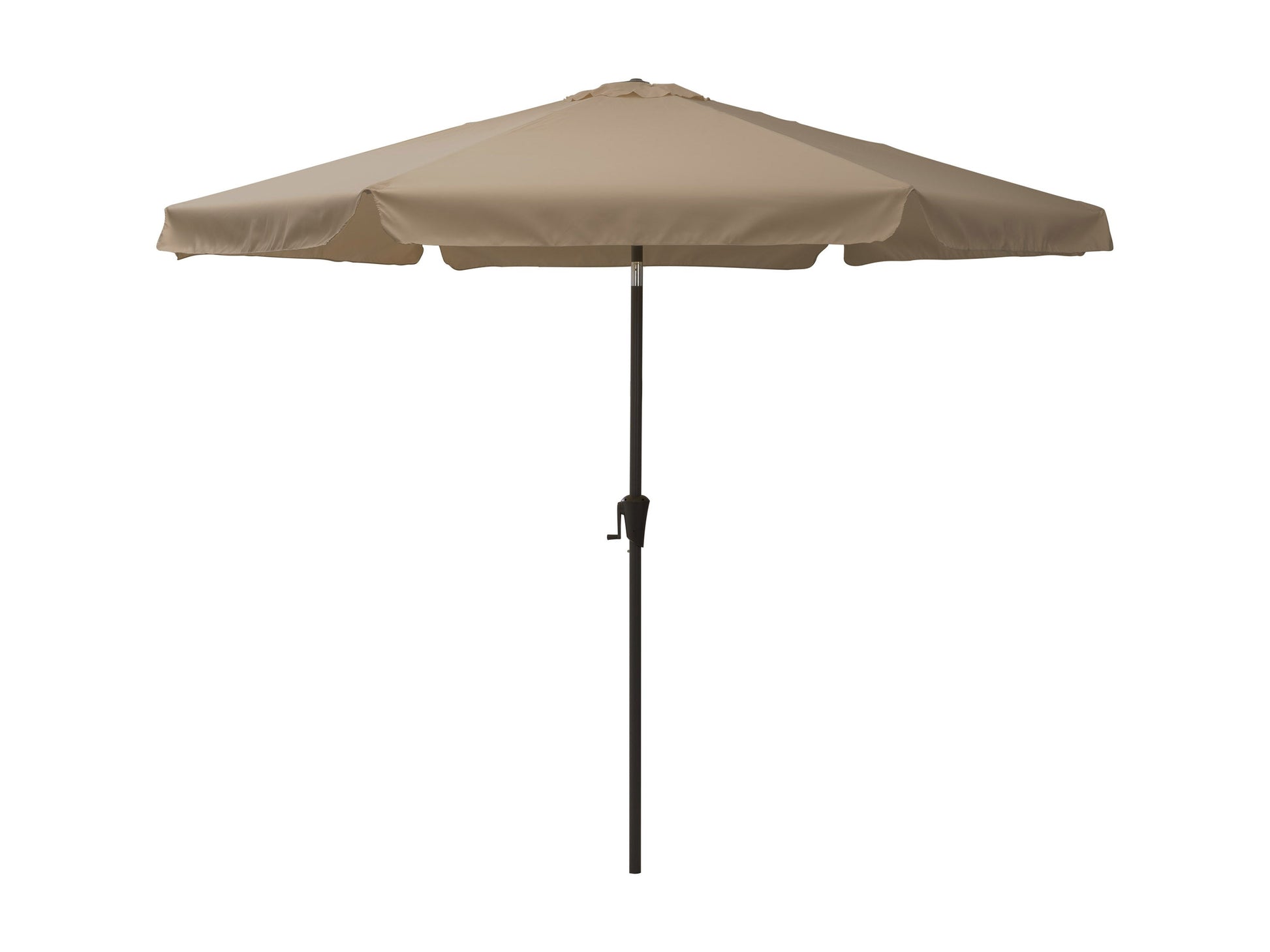 sandy brown 10ft patio umbrella, round tilting 200 Series product image CorLiving#color_sandy-brown