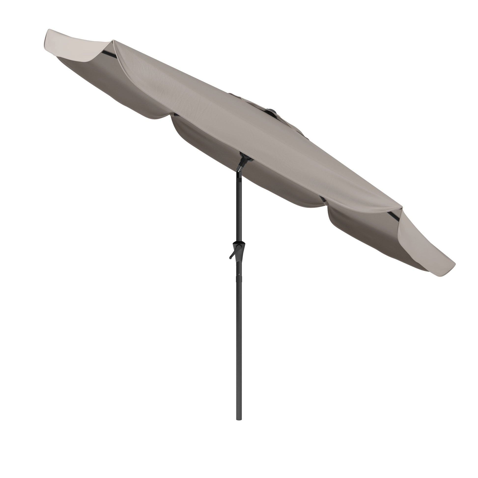 sand grey 10ft patio umbrella, round tilting with base 200 Series product image CorLiving#color_sand-grey