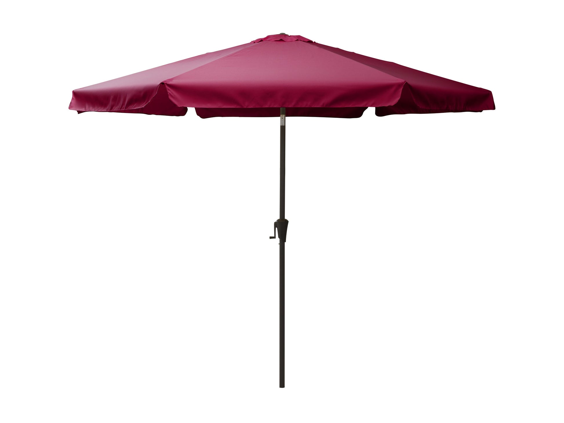 wine red 10ft patio umbrella, round tilting 200 Series product image CorLiving#color_wine-red