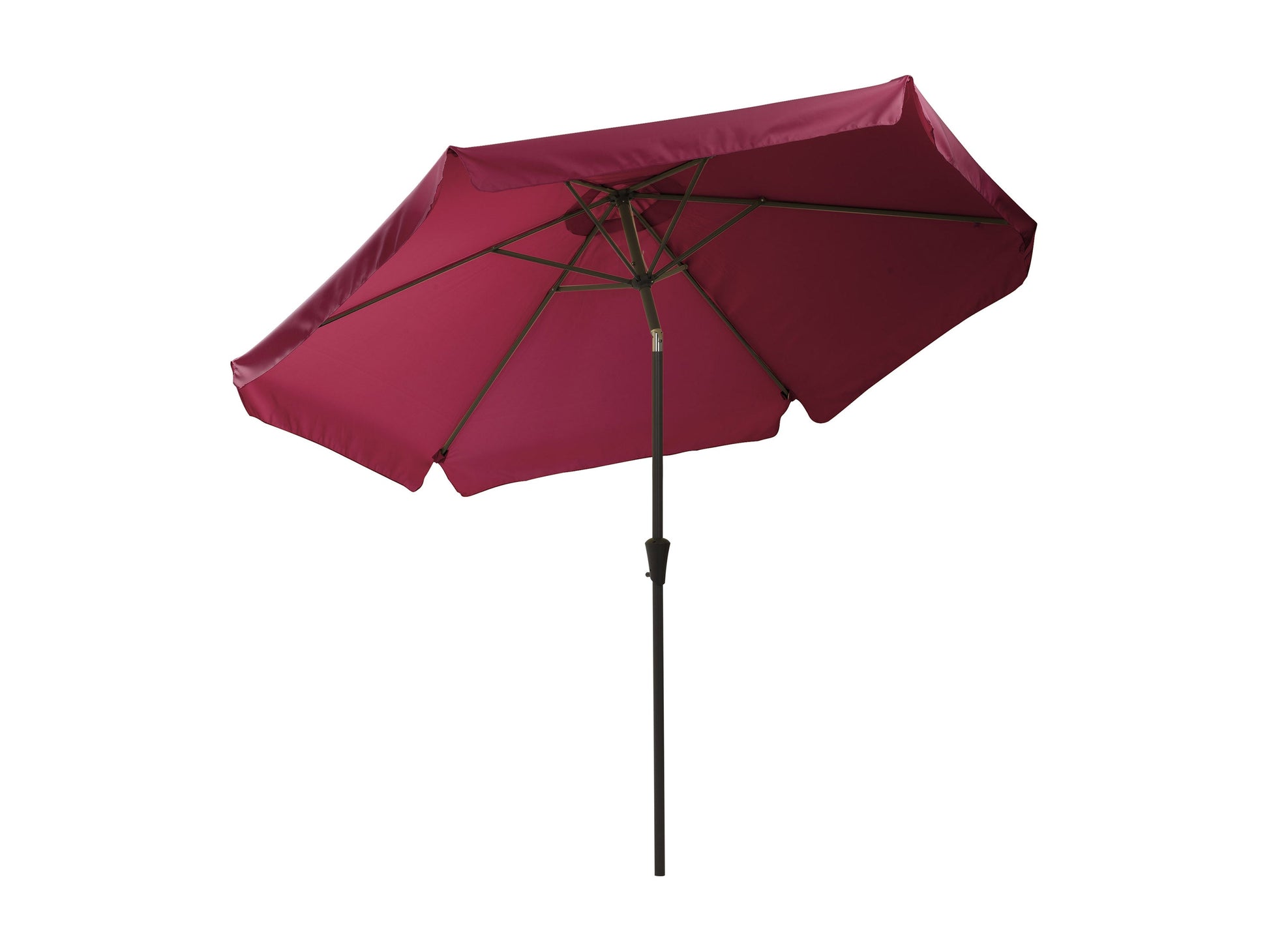wine red 10ft patio umbrella, round tilting 200 Series product image CorLiving#color_wine-red