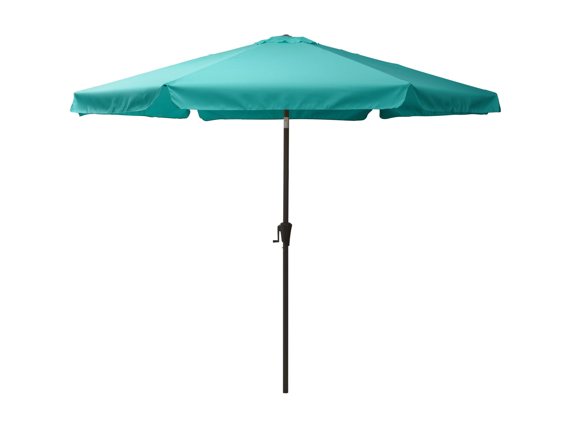 turquoise blue 10ft patio umbrella, round tilting 200 Series product image CorLiving#color_turquoise-blue