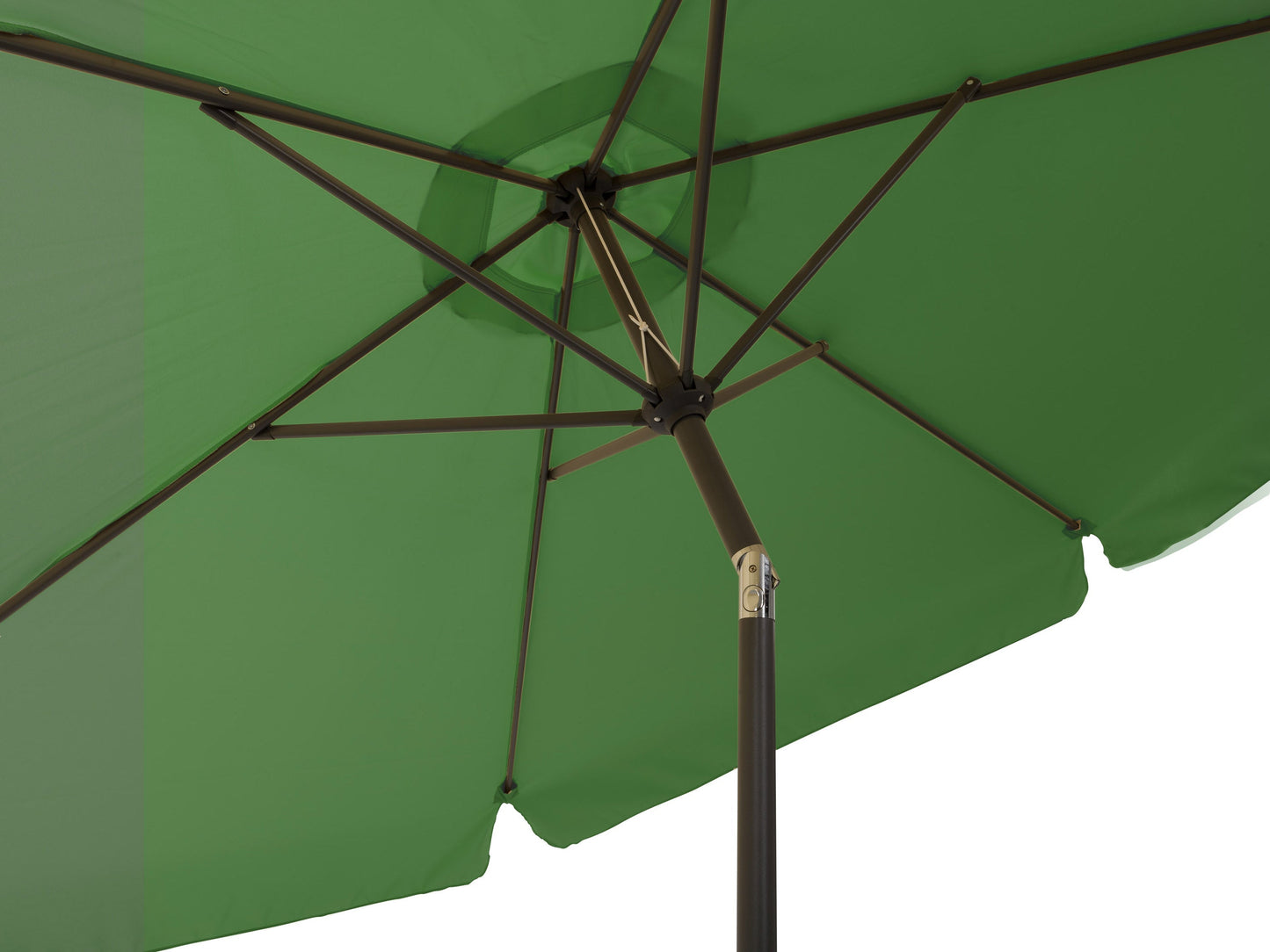 forest green 10ft patio umbrella, round tilting 200 Series detail image CorLiving#color_forest-green
