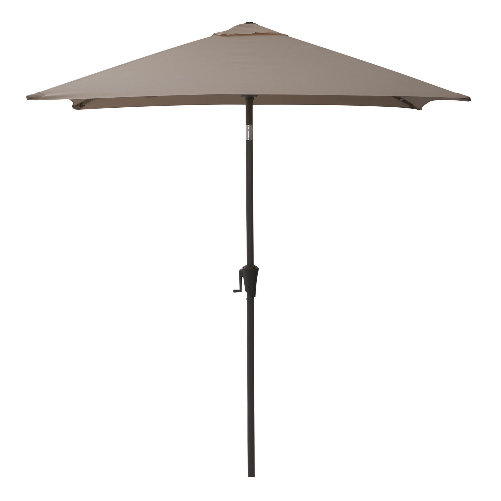 sand grey square patio umbrella, tilting with base 300 Series product image CorLiving#color_sand-grey