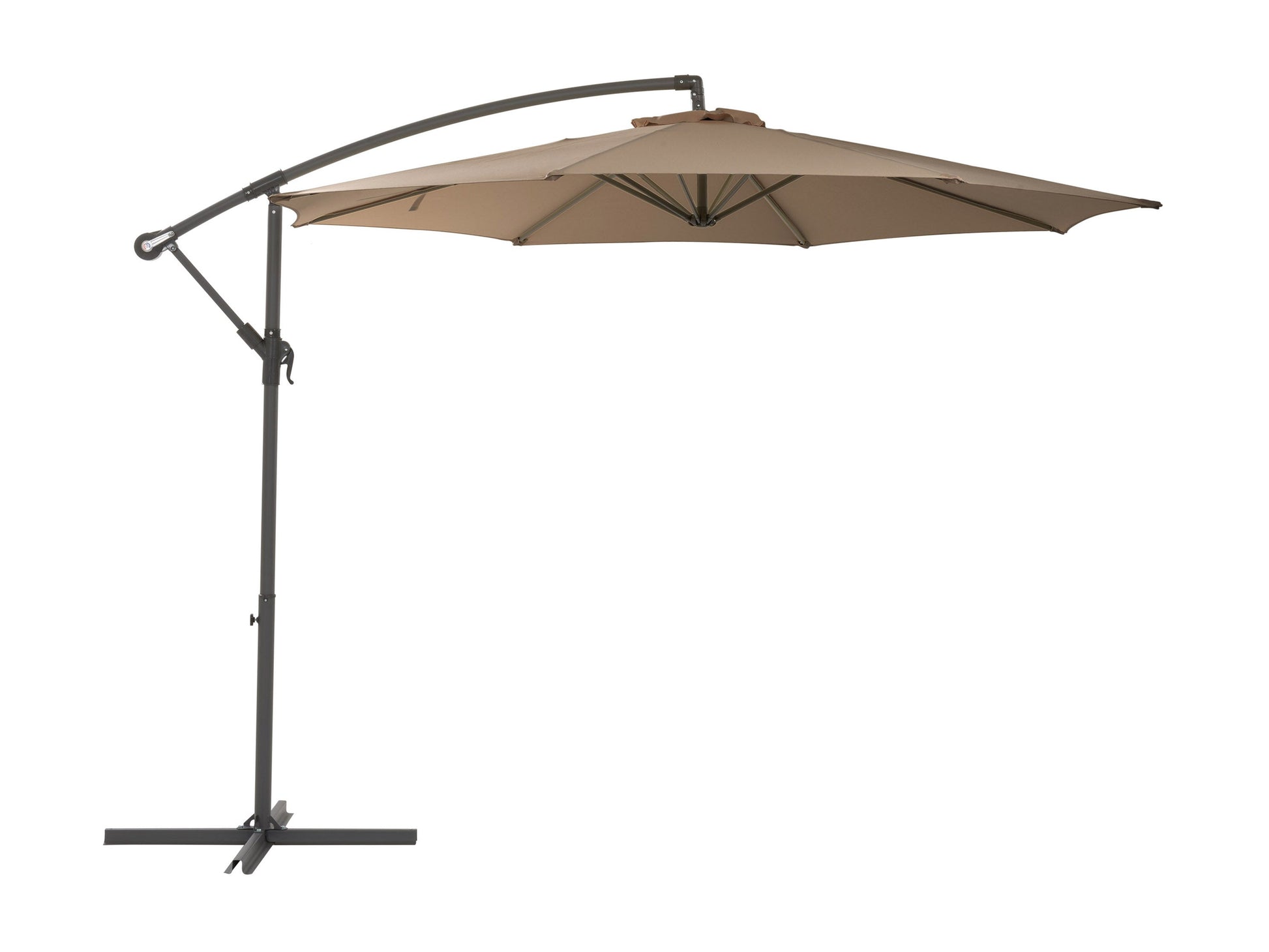 sandy brown offset patio umbrella 400 Series product image CorLiving#color_sandy-brown