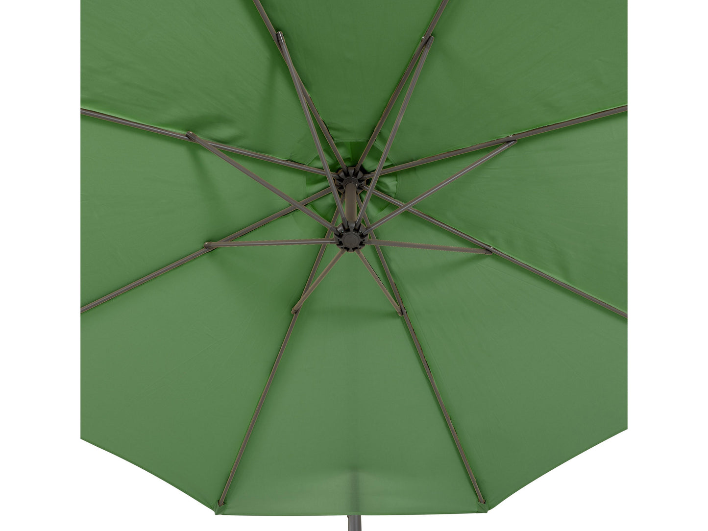 forest green offset patio umbrella 400 Series detail image CorLiving#color_forest-green