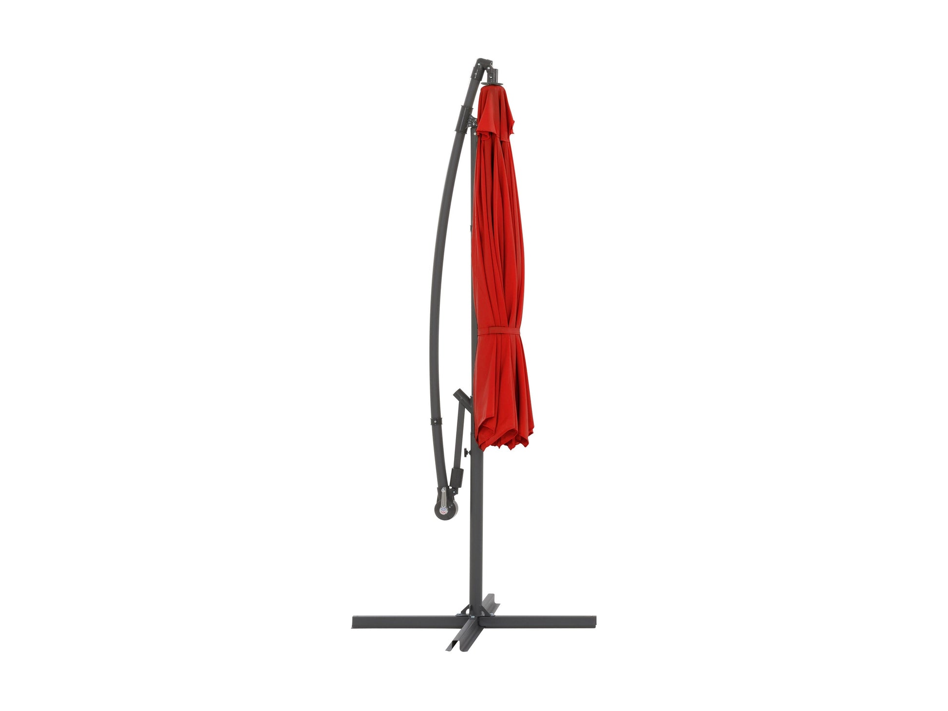 crimson red offset patio umbrella 400 Series product image CorLiving#color_crimson-red