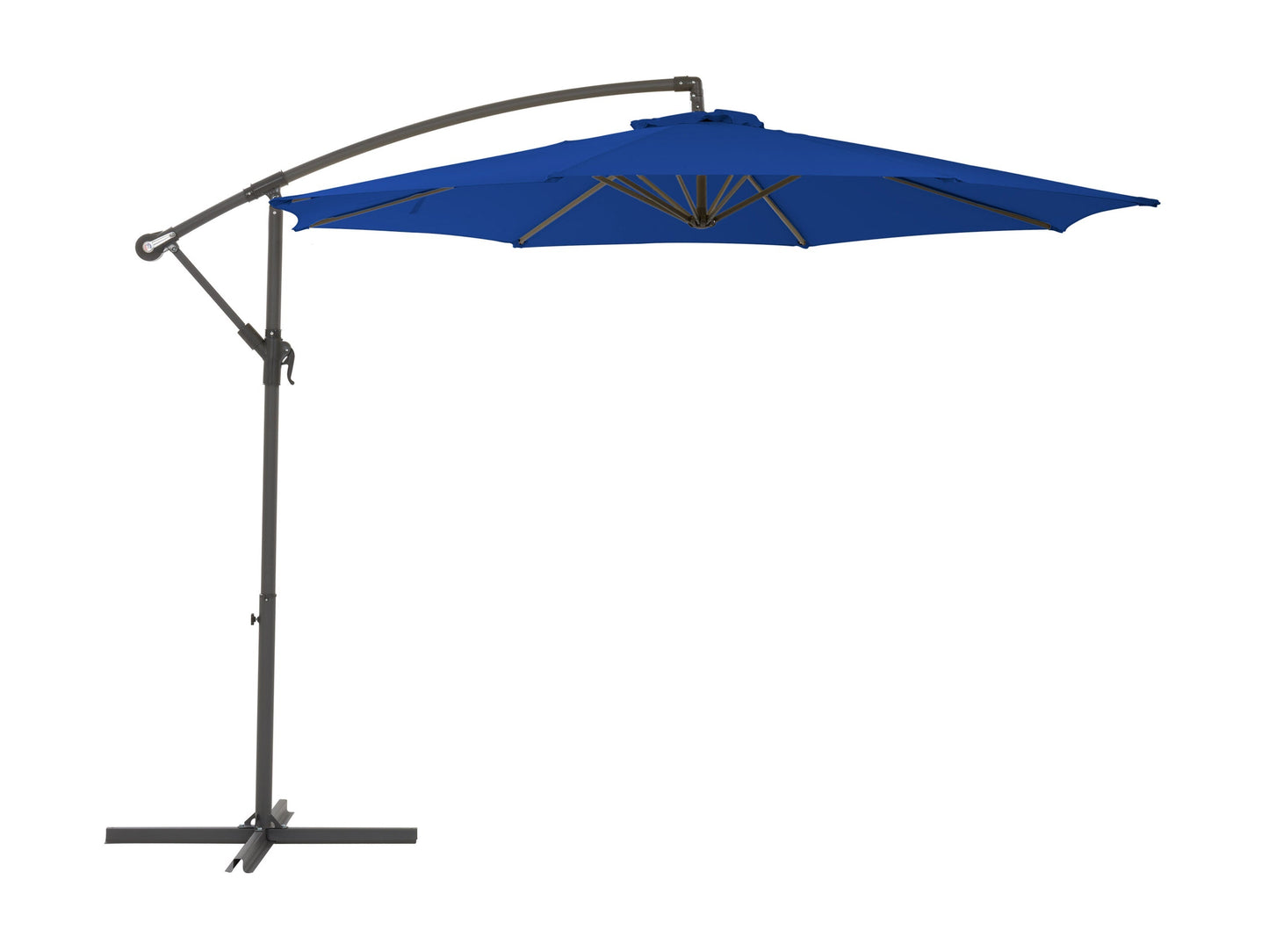 cobalt blue offset patio umbrella 400 Series product image CorLiving#color_cobalt-blue