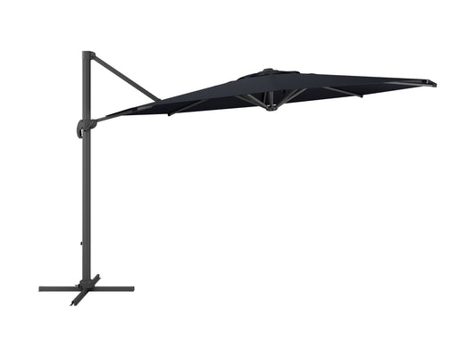 black deluxe offset patio umbrella 500 Series product image CorLiving#color_black