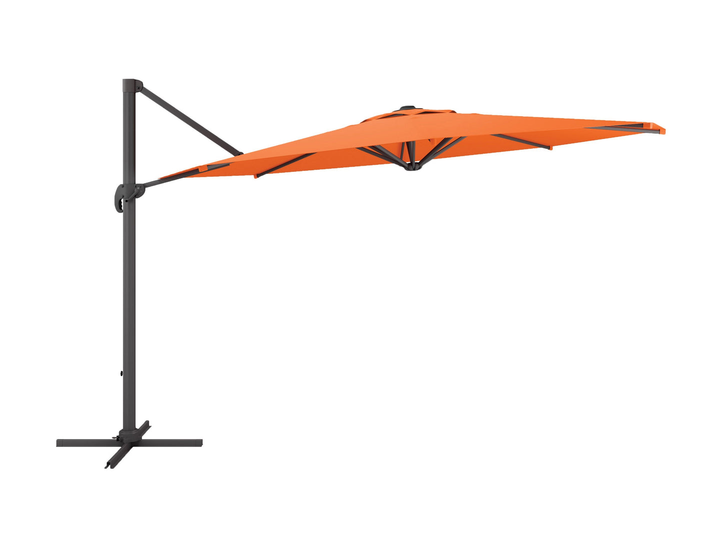 orange deluxe offset patio umbrella 500 Series product image CorLiving#color_orange