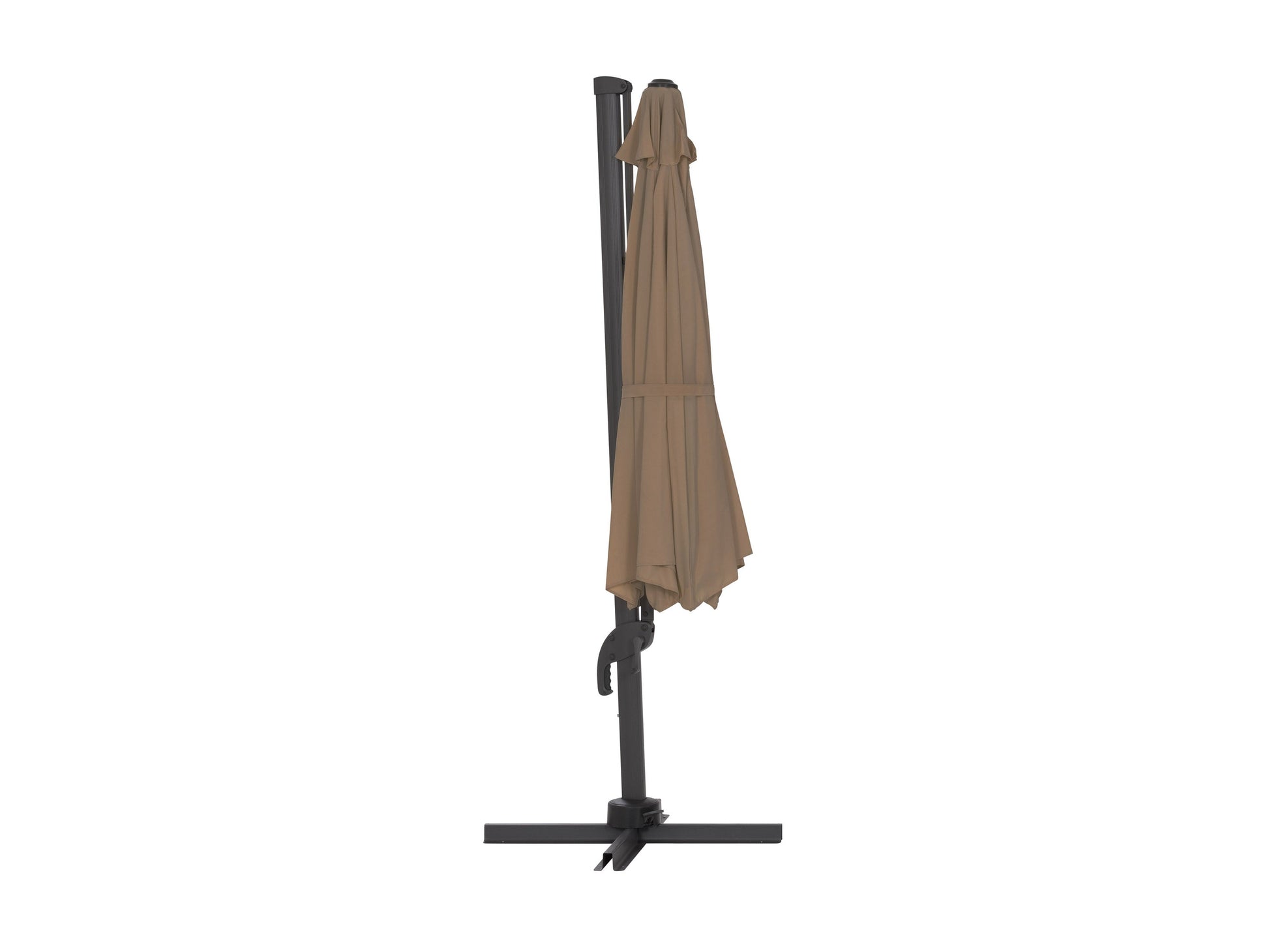 sandy brown deluxe offset patio umbrella 500 Series product image CorLiving#color_sandy-brown