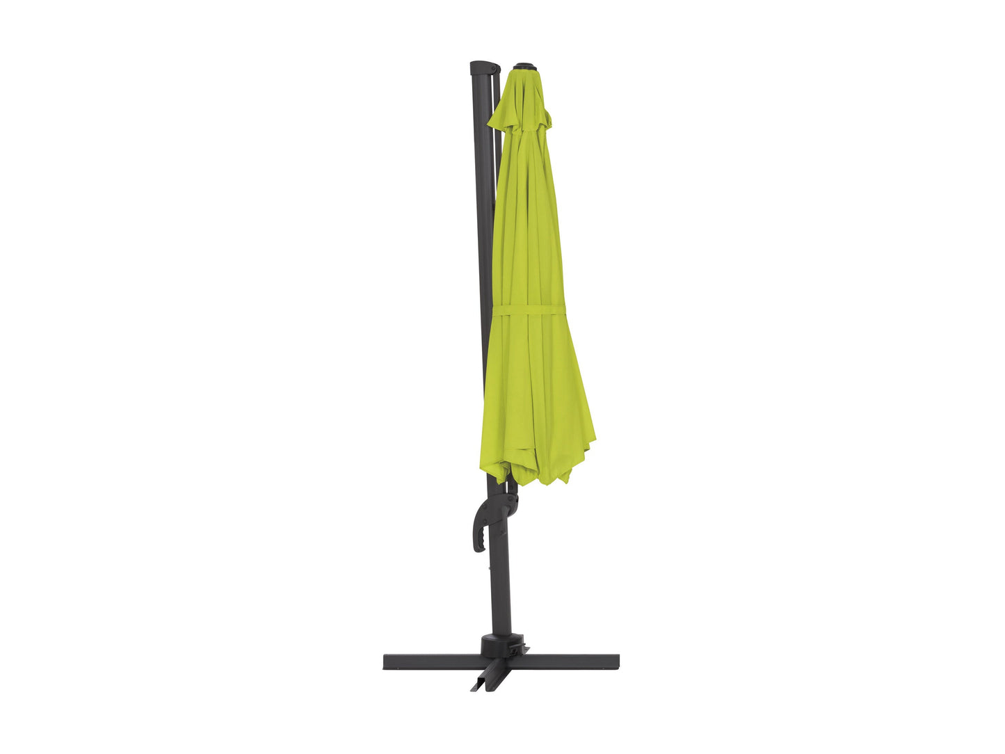 lime green deluxe offset patio umbrella 500 Series product image CorLiving#color_lime-green