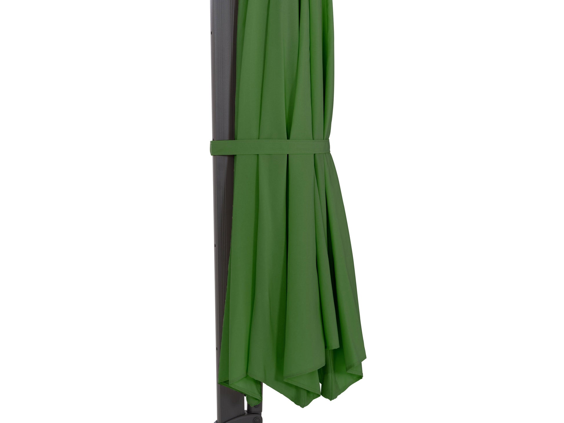 forest green deluxe offset patio umbrella 500 Series detail image CorLiving#color_forest-green