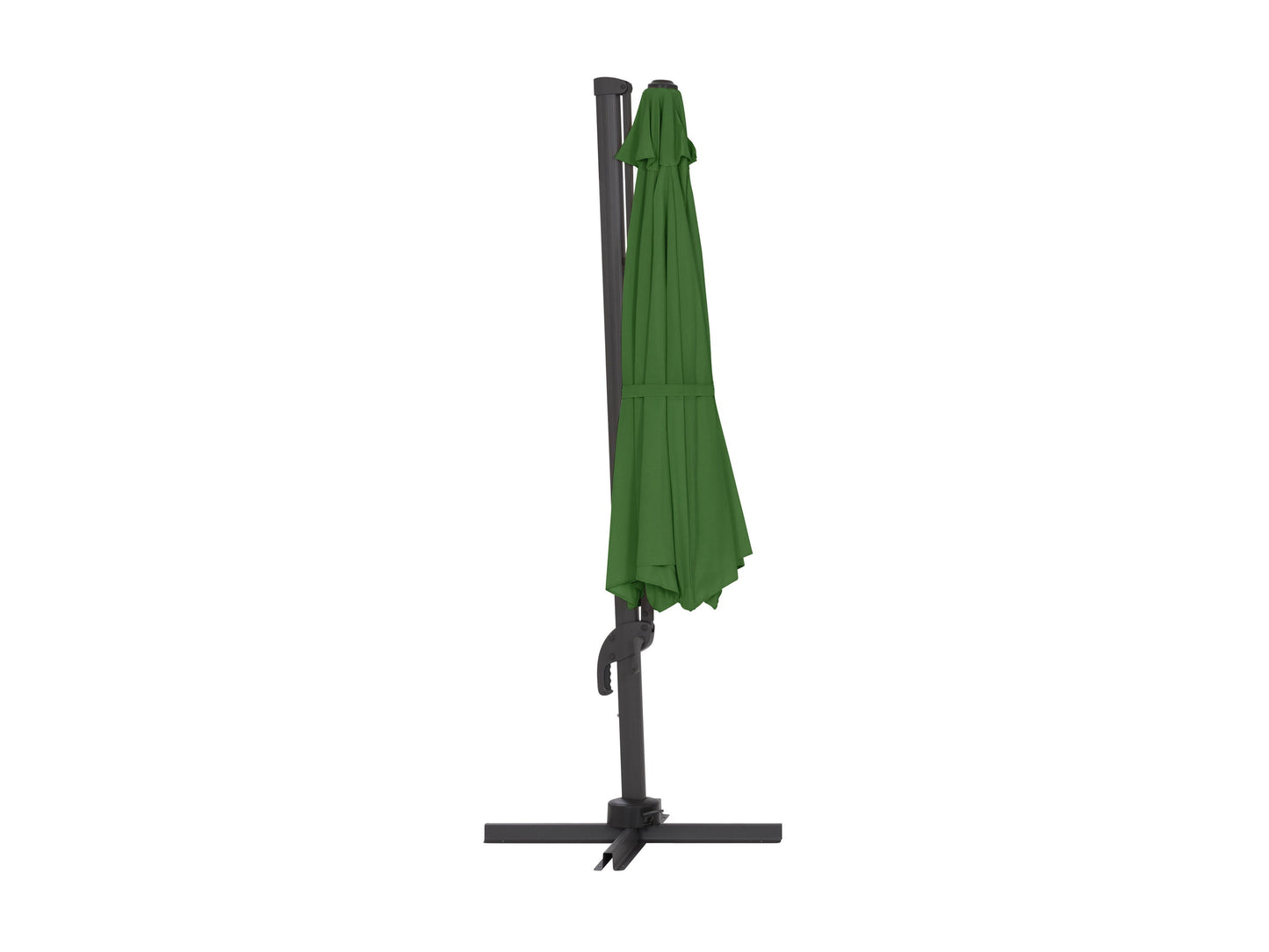 forest green deluxe offset patio umbrella 500 Series product image CorLiving#color_forest-green