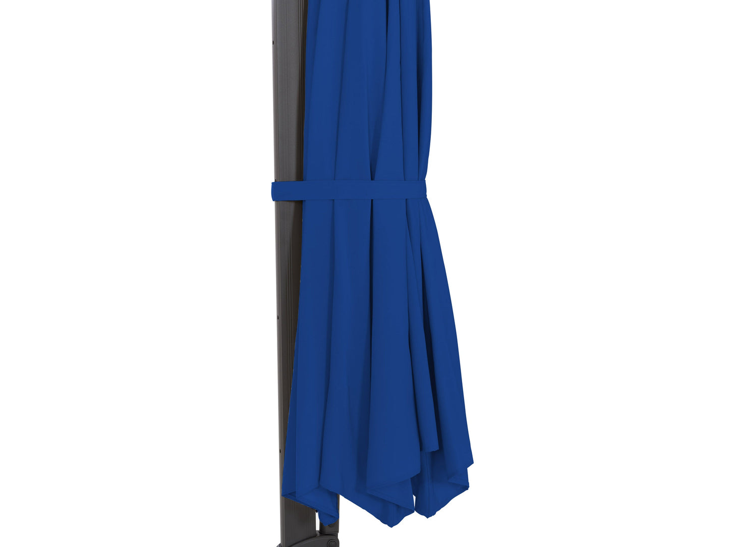 cobalt blue deluxe offset patio umbrella 500 Series detail image CorLiving#color_cobalt-blue