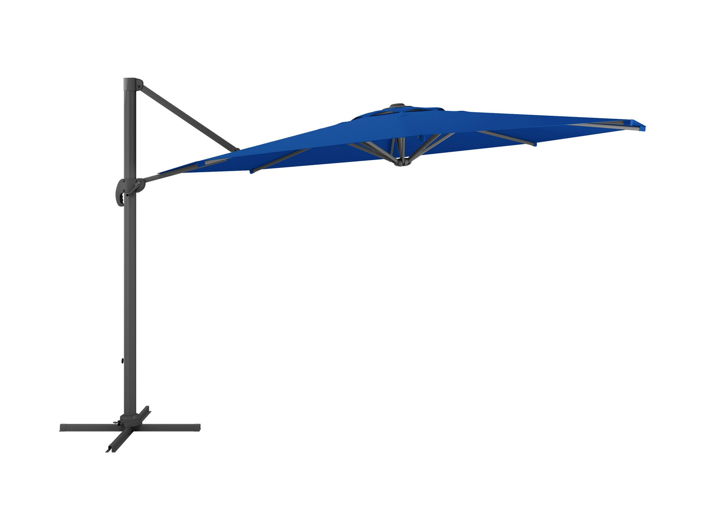 cobalt blue deluxe offset patio umbrella 500 Series product image CorLiving#color_cobalt-blue