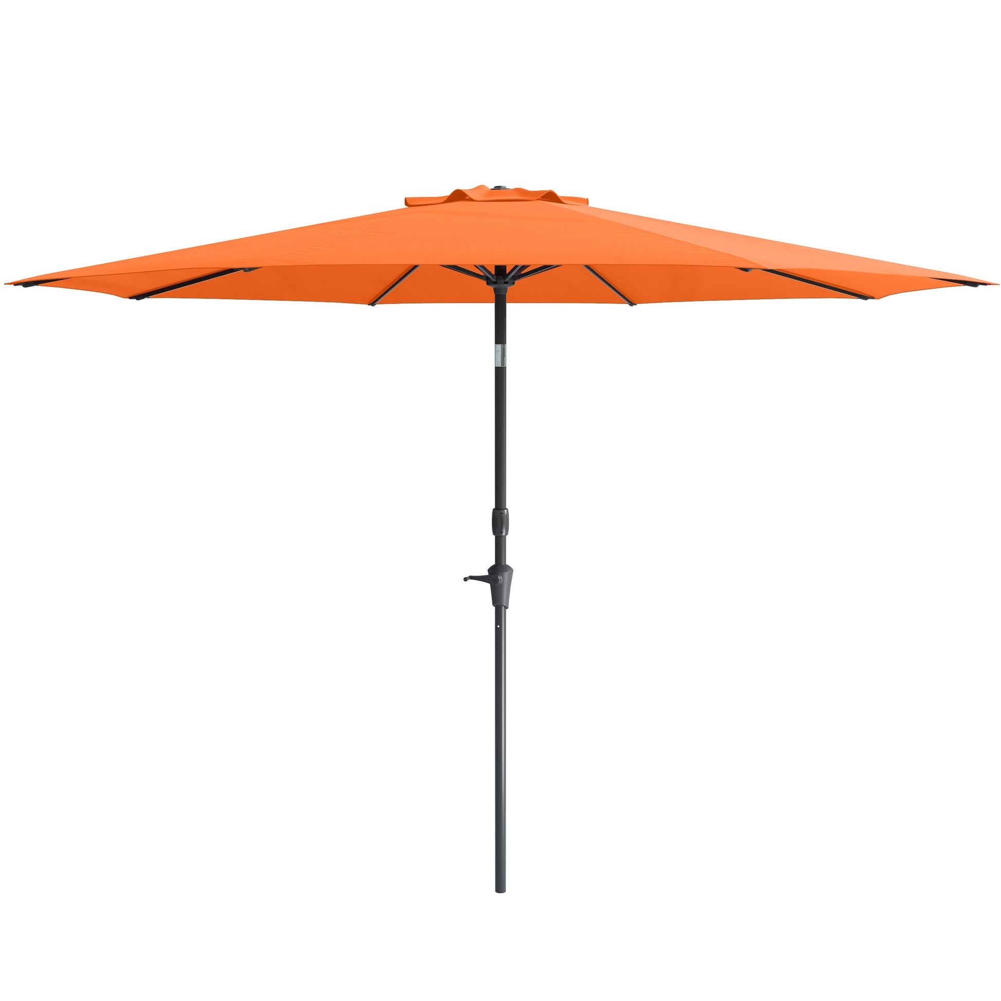 orange large patio umbrella, tilting with base 700 Series product image CorLiving#color_orange