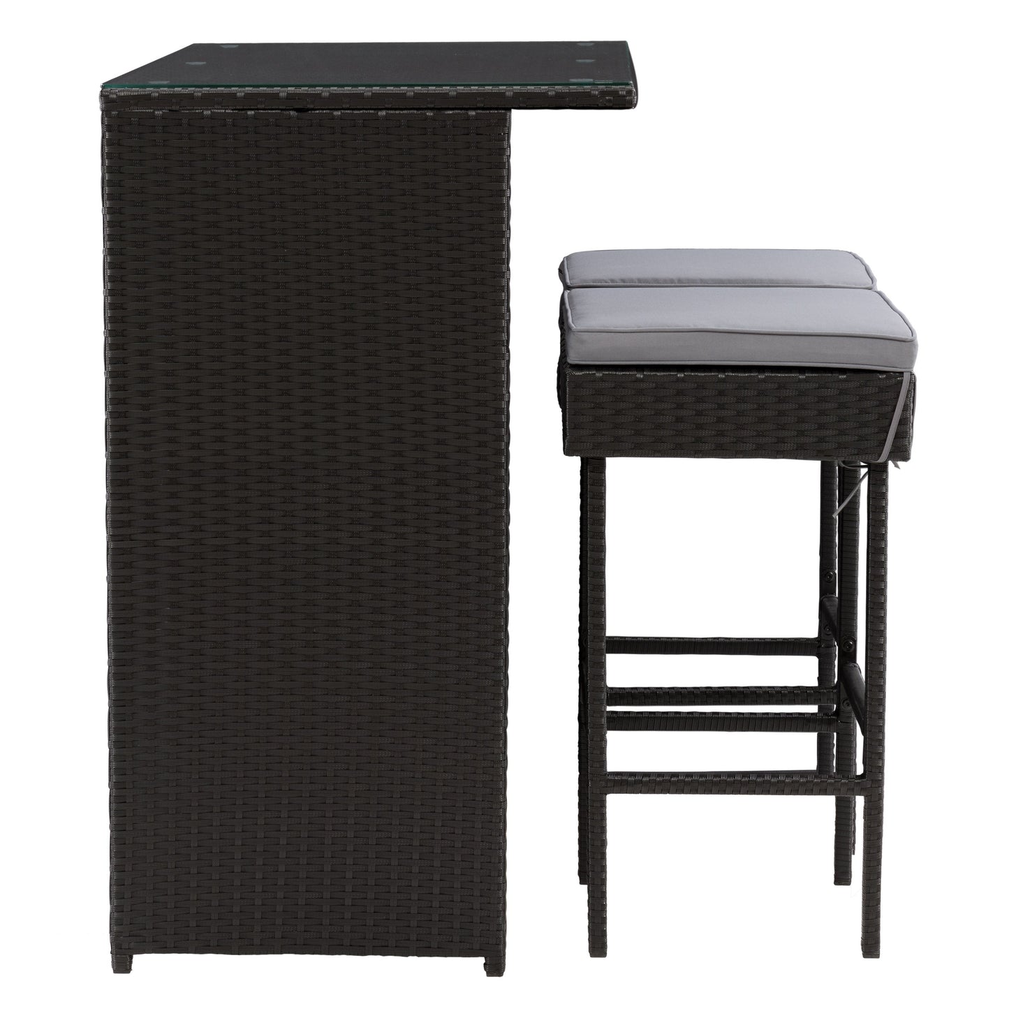 Patio Bar Set 3pc