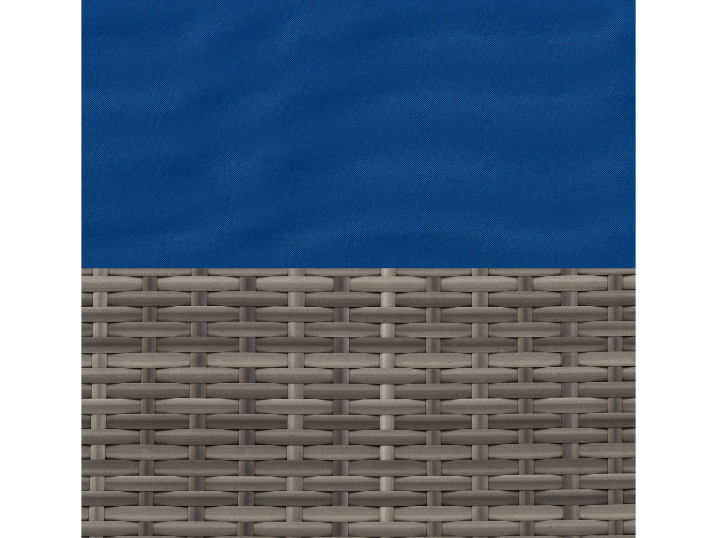 blended grey and oxford blue Wicker Armchair Parksville Collection detail image by CorLiving#color_blended-grey-and-oxford-blue