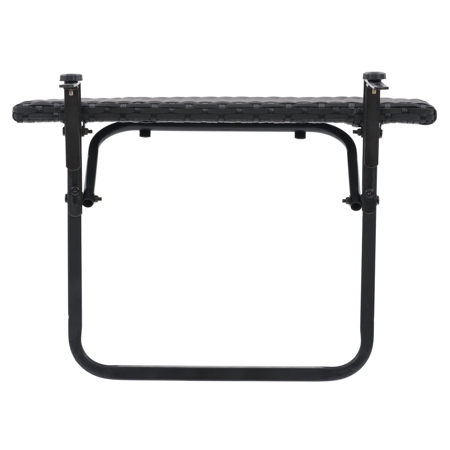 black weave Balcony Railing Table Parksville Collection product image by CorLiving#color_textured-black-weave