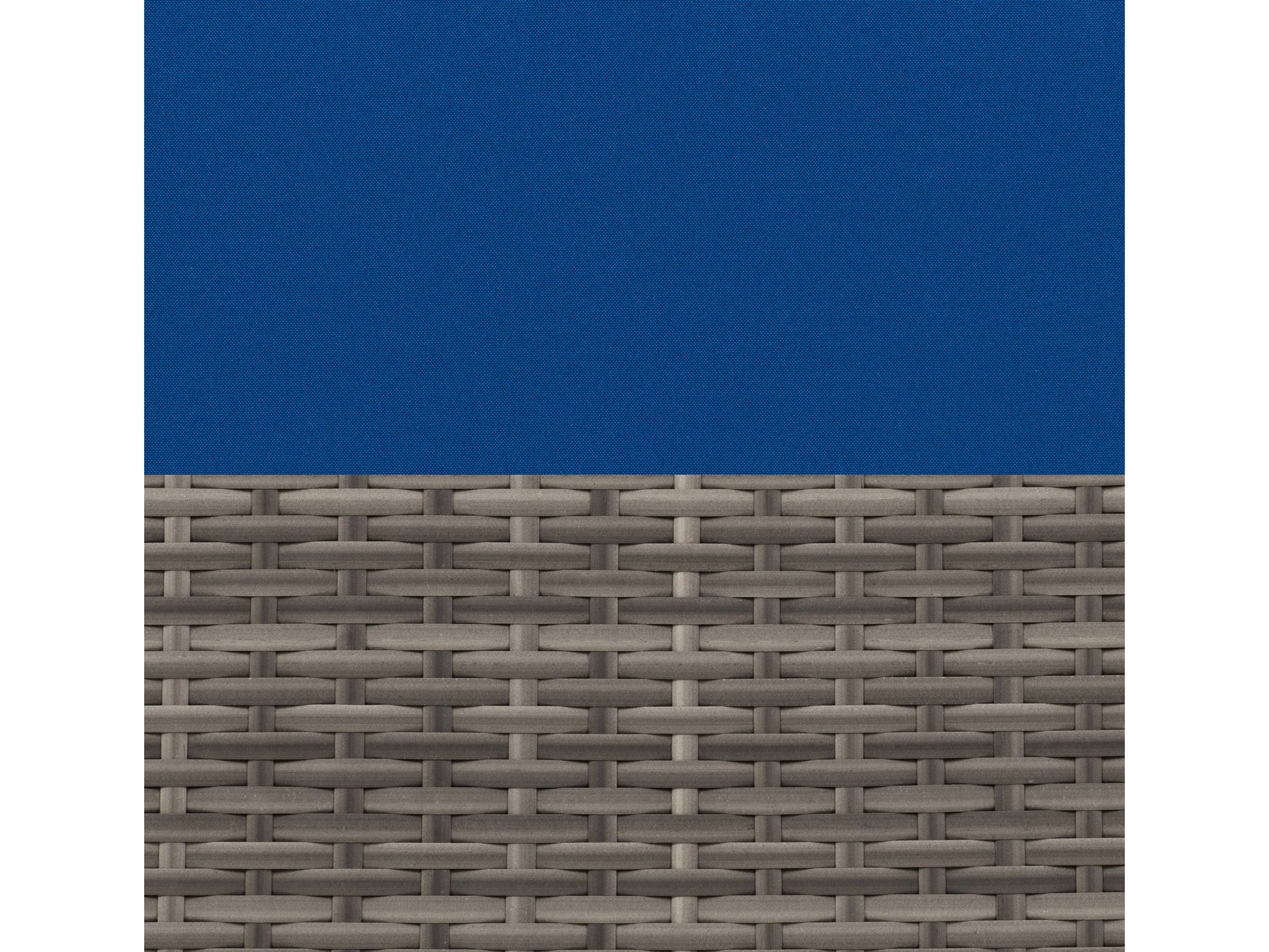 blended grey and oxford blue Circular Outdoor Seating, 5pc Parksville Collection detail image by CorLiving#color_blended-grey-and-oxford-blue