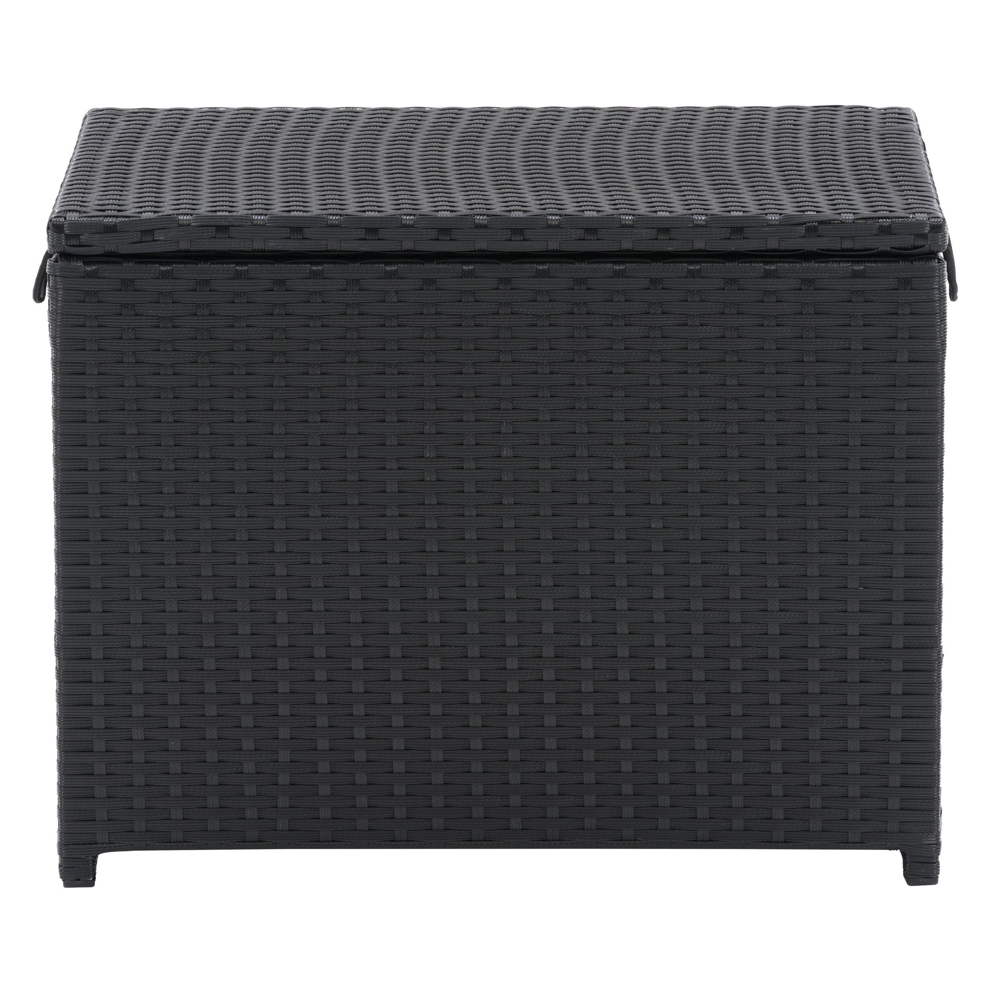black weave Outdoor Cooler Table Parksville Collection product image by CorLiving#color_textured-black-weave