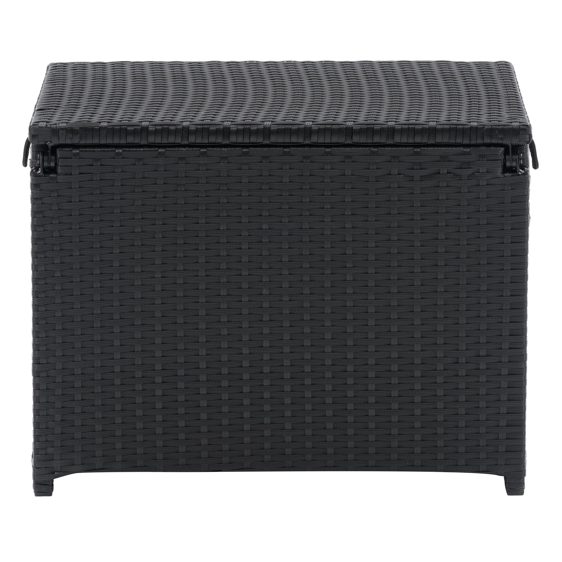 black weave Outdoor Cooler Table Parksville Collection product image by CorLiving#color_textured-black-weave