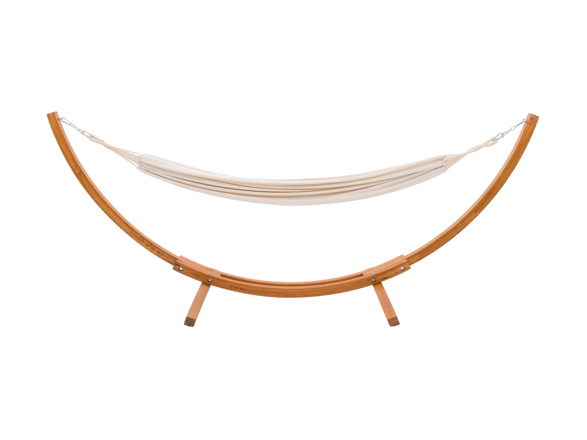 beige Hammock with Wood Stand Warm Sun Collection product image by CorLiving#color_beige